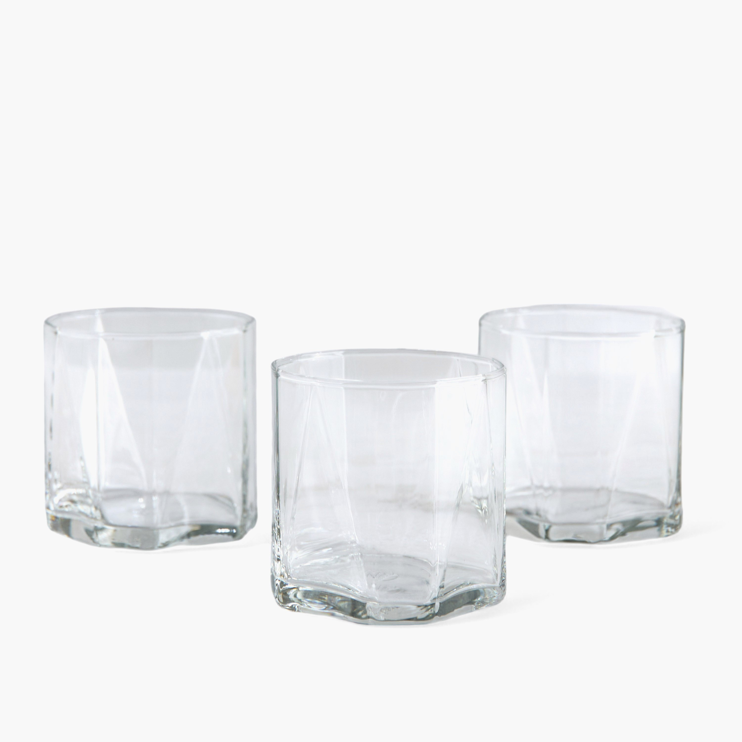 Ocean Pyramid Rock 3-Piece Glassware Set - 330 ml-hbxhomeware-hbxkitchen-image-5
