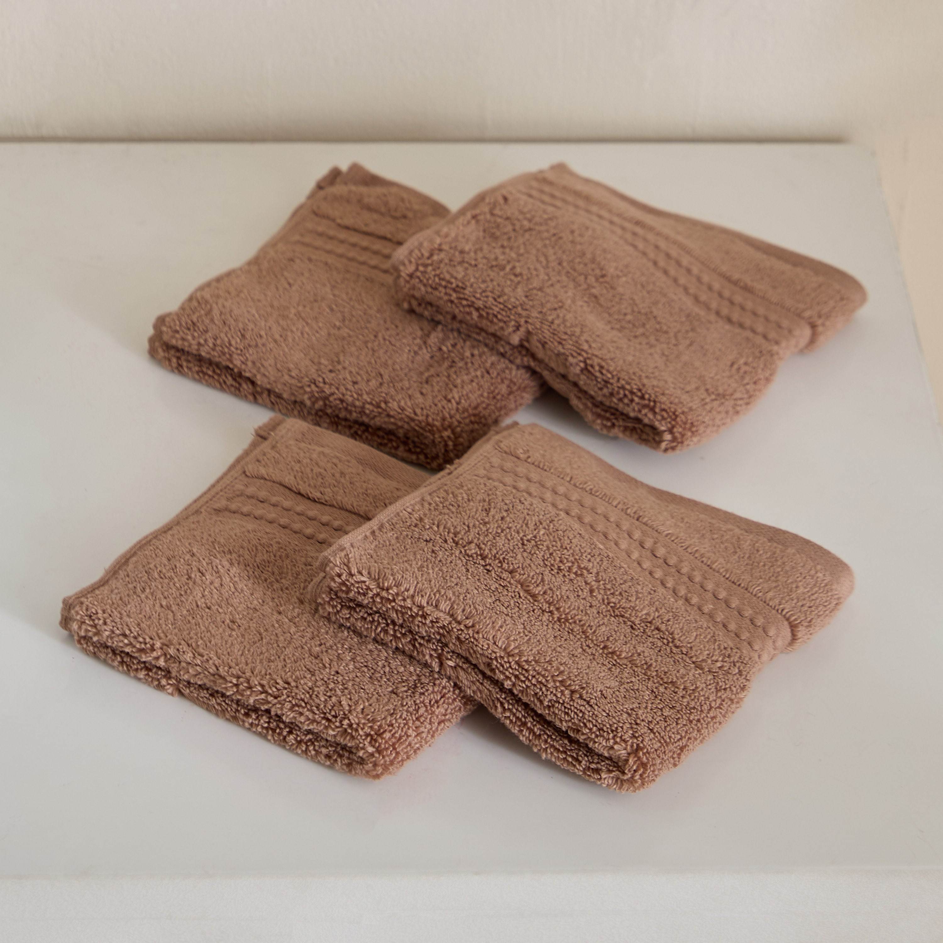 Cloud Soft 4-Piece Serene Zero Twist Face Towel Set - 30x30 cm-hbxbathroom-bathroomtextiles-image-3