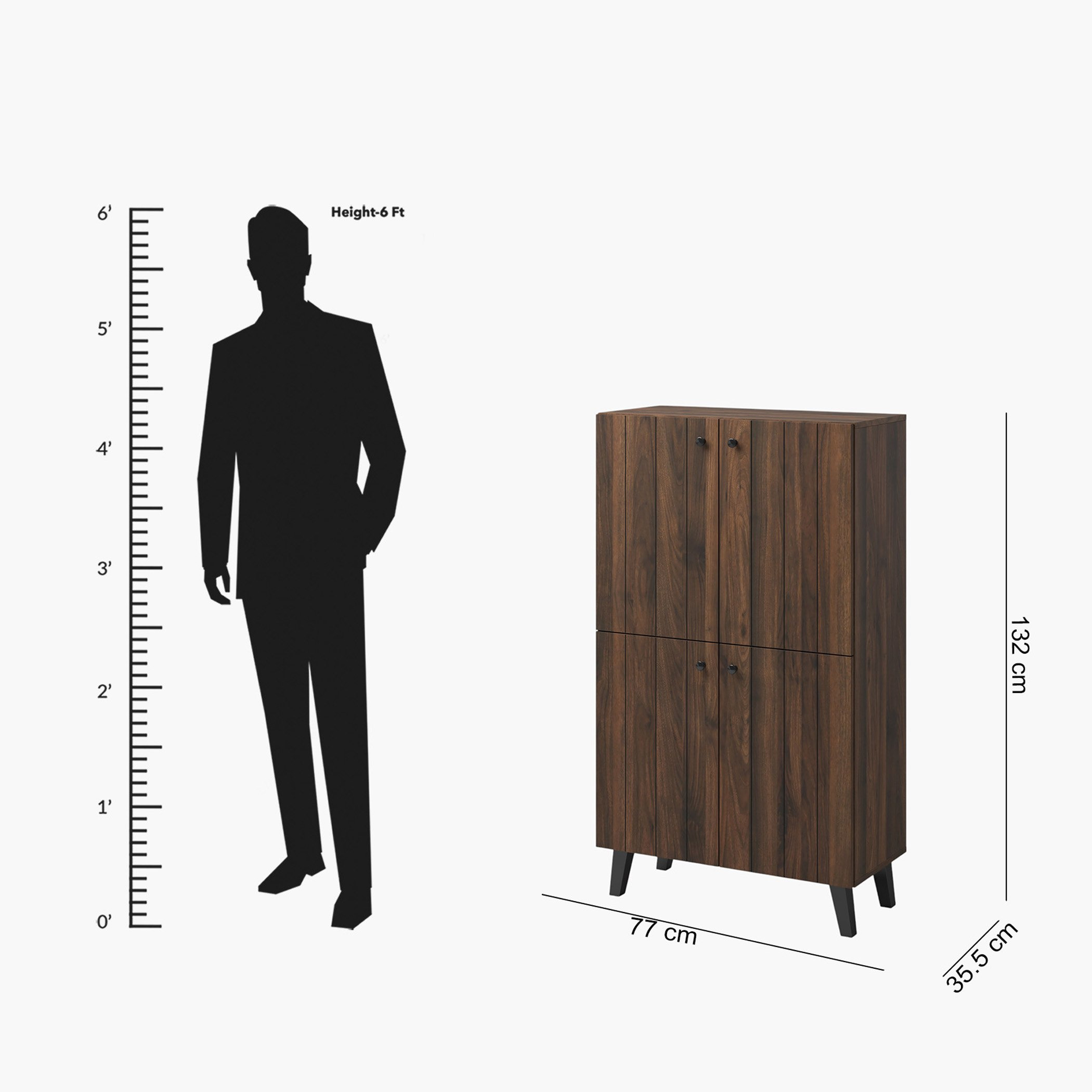 Kairo 18-Pair Tall Shoe Cabinet with 4 Doors-hbxbedroom-shoecabinetsandracks-image-8