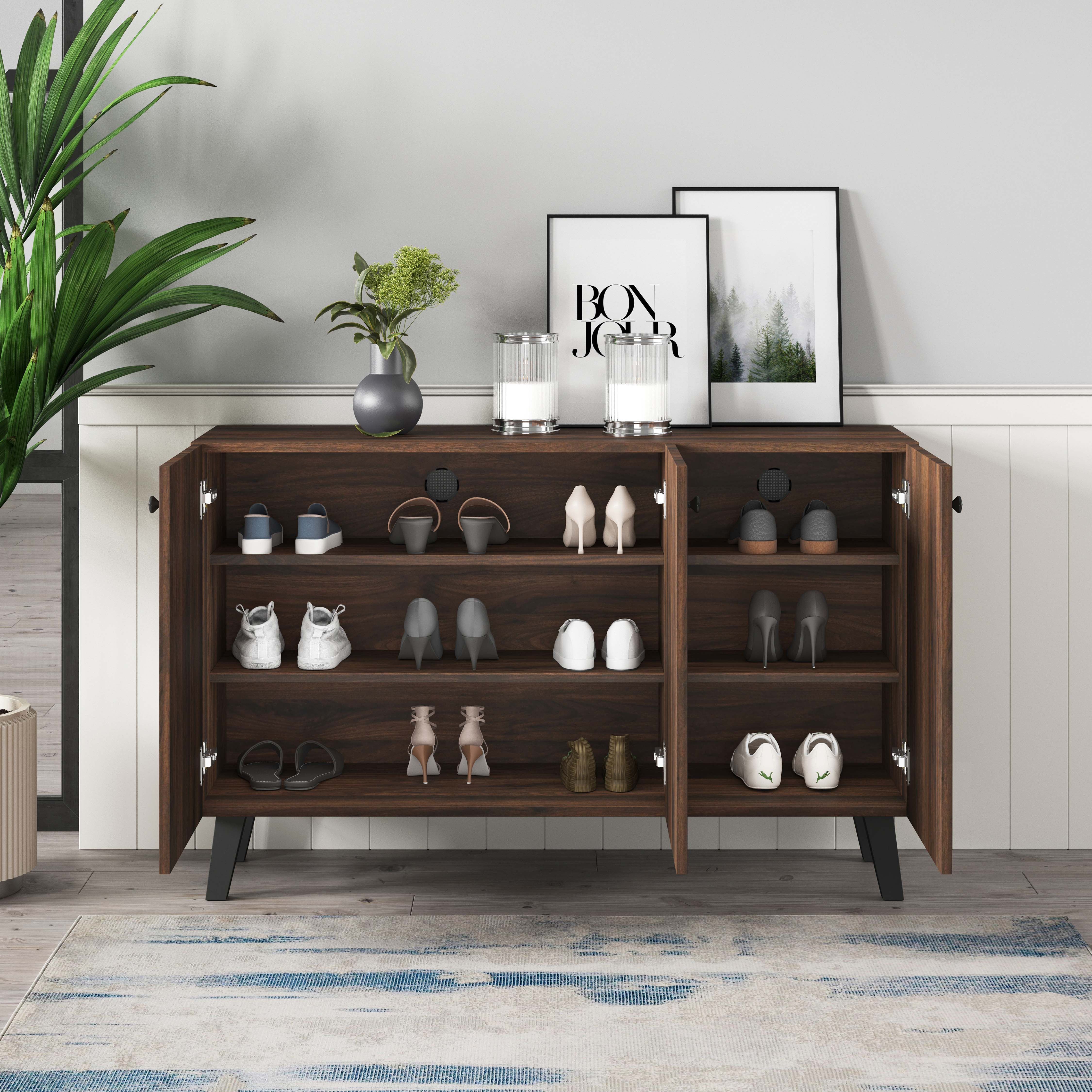 Kairo 12-Pair Shoe Cabinet with 3 Doors-hbxbedroom-shoecabinetsandracks-image-2