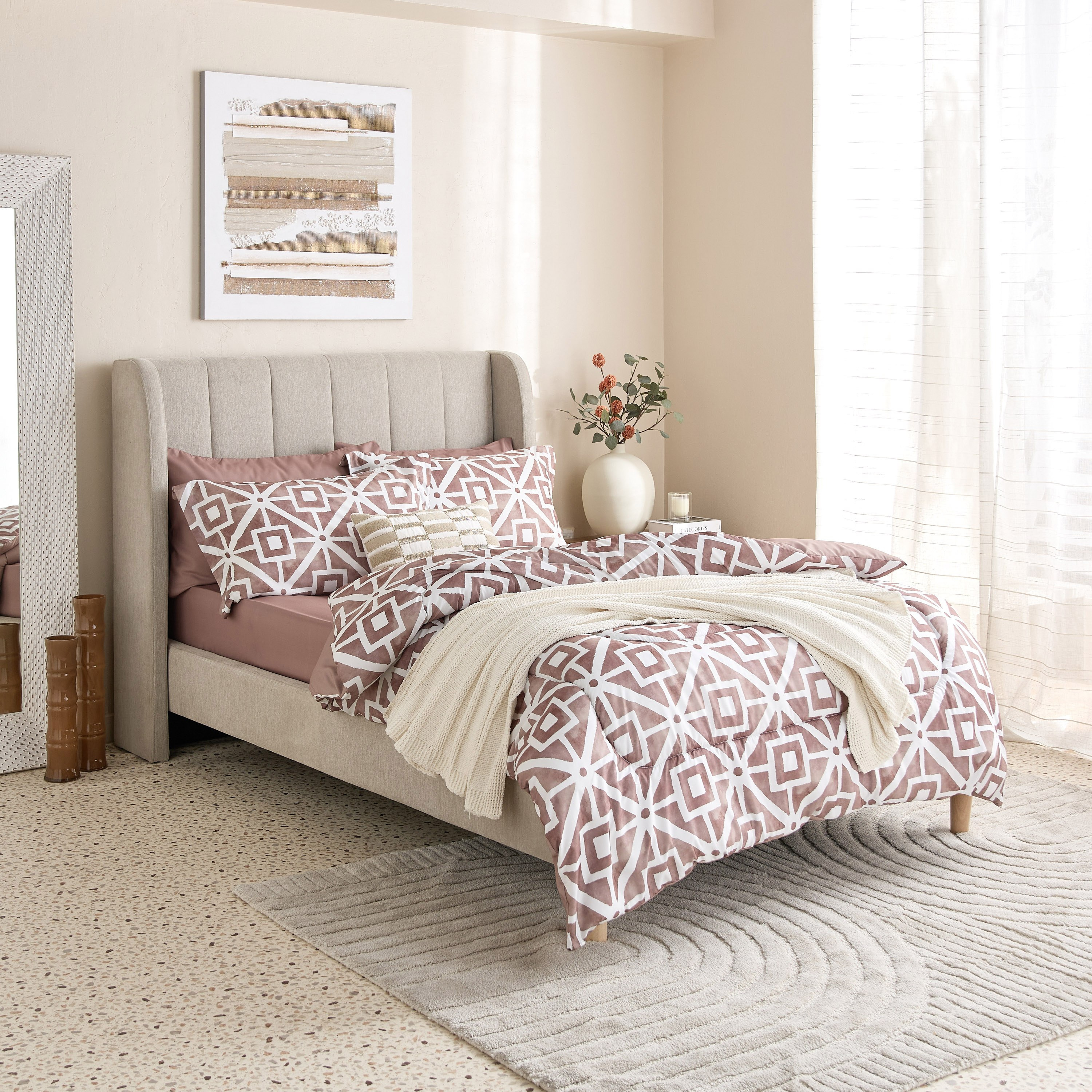 طقم لحاف توين من الألياف الدقيقة بطبعات من 6 قطع من هامبتون جيوفلو - 160x220 سم-hbxhomeware-hbxbedroom-image-11