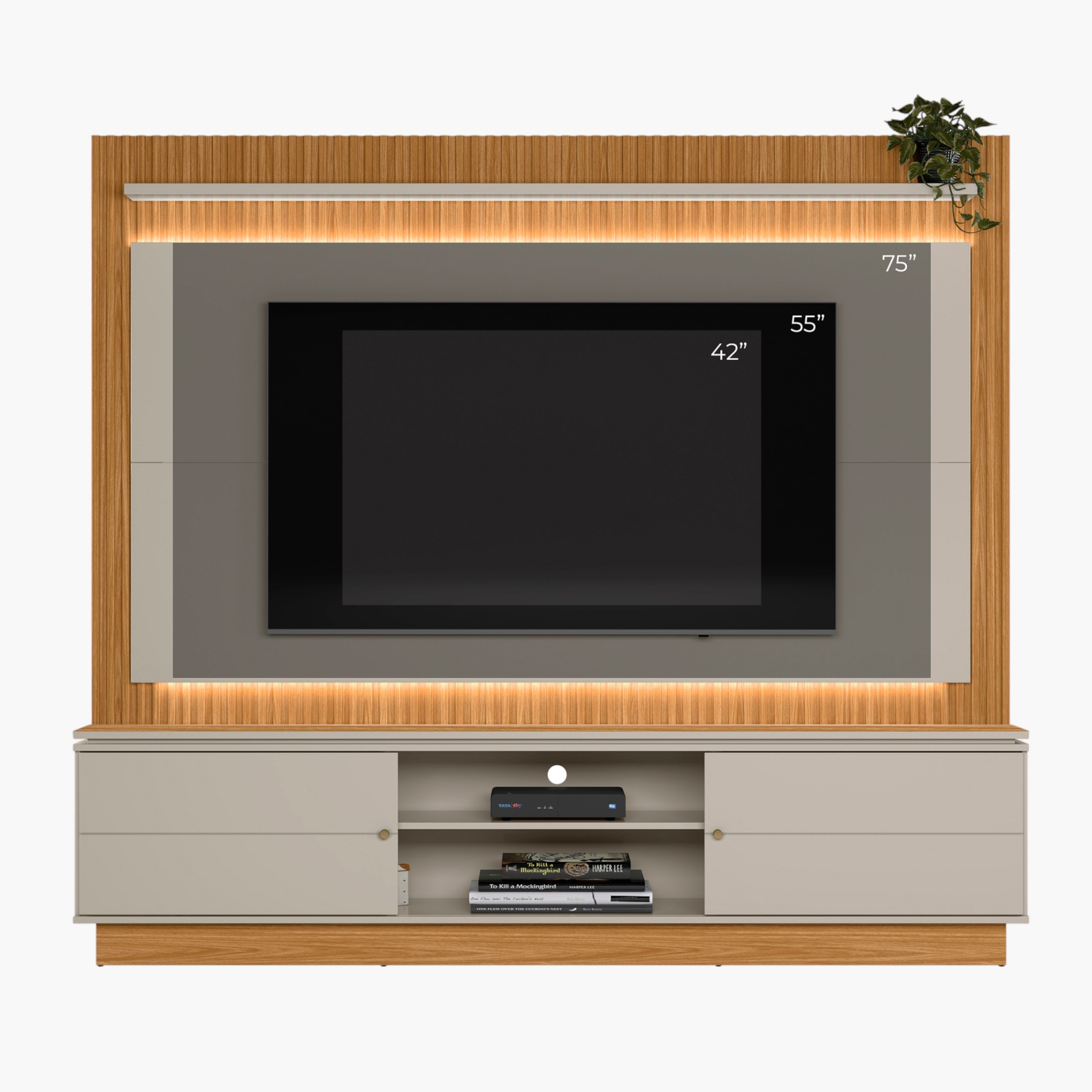 Maximus Wall Unit Upto 75 inches with LED Light-hbxlivingroom-mediaunitsandstorage-wallunits-image-21