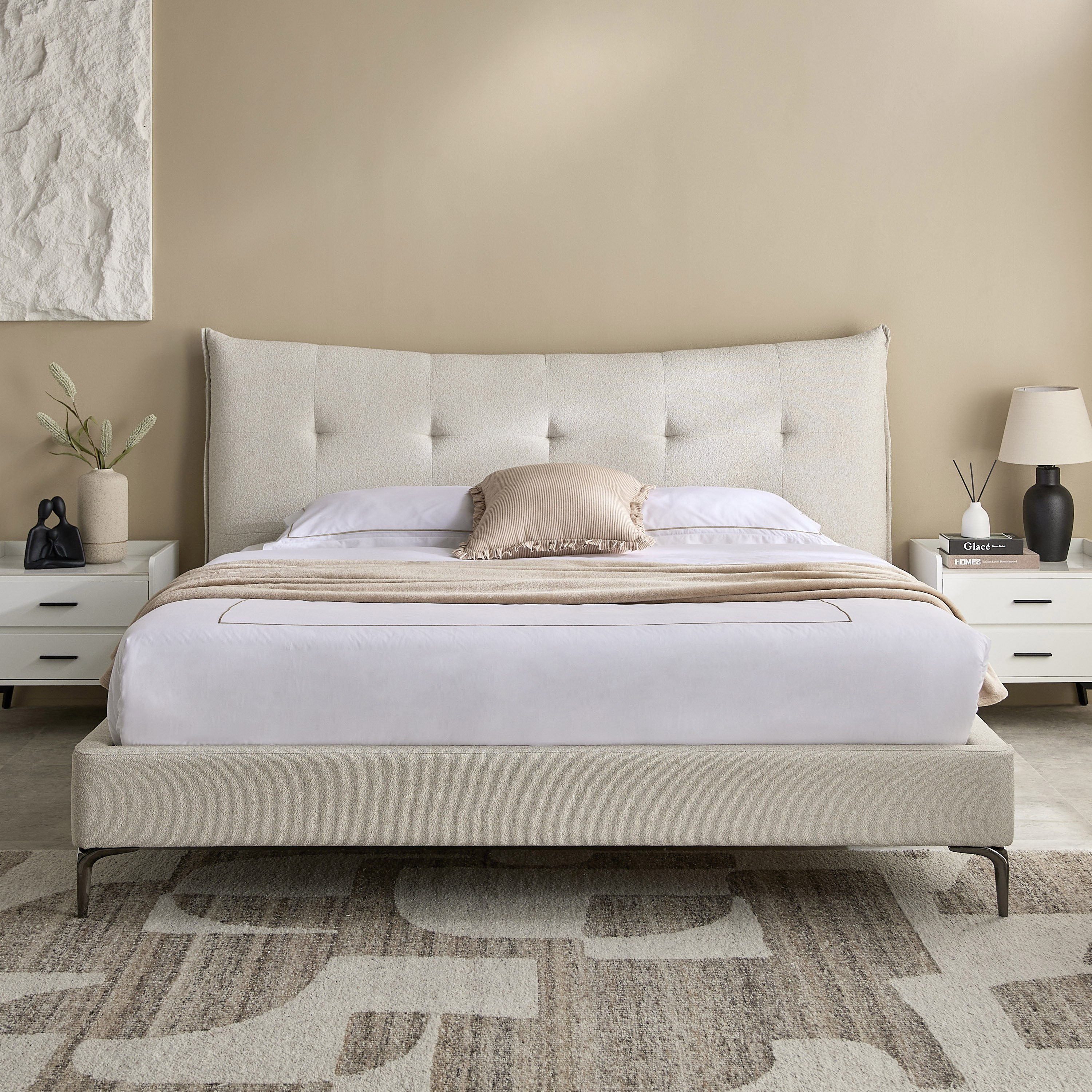 سرير كوين منجّد ميدلاند نكست من مارويل - 160×200 سم-hbxbedroom-bedsandbedsets-beds-queen-image-2