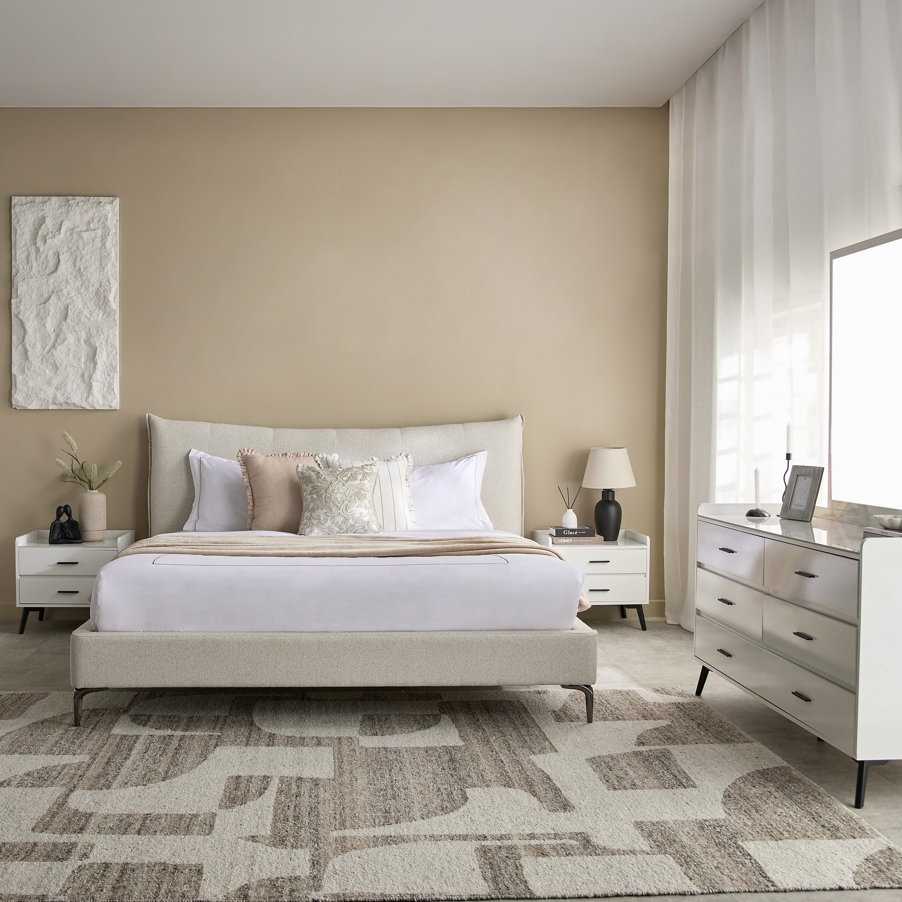 سرير كوين منجّد ميدلاند نكست من مارويل - 160×200 سم-hbxbedroom-bedsandbedsets-beds-queen-image-6