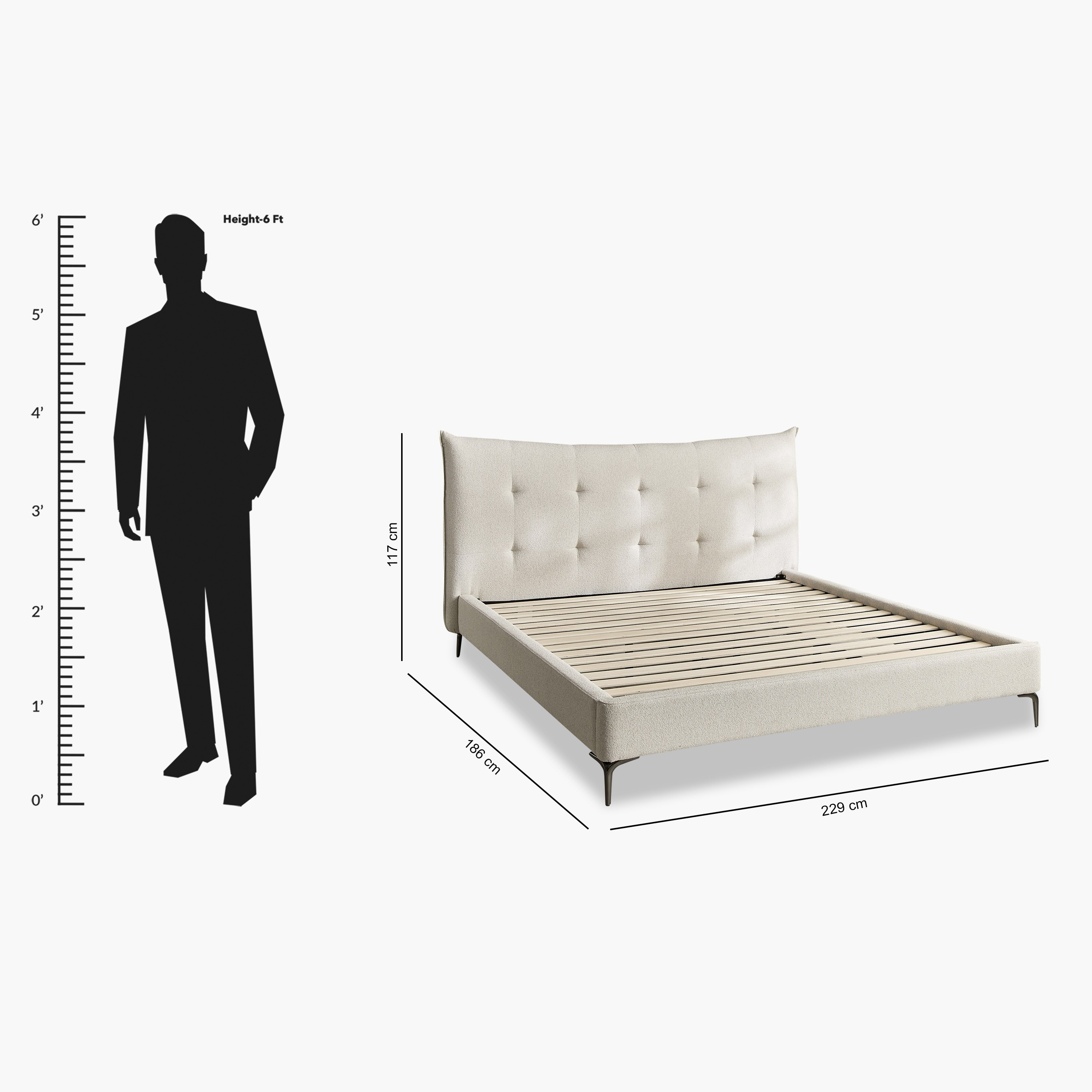 سرير كوين منجّد ميدلاند نكست من مارويل - 160×200 سم-hbxbedroom-bedsandbedsets-beds-queen-image-8