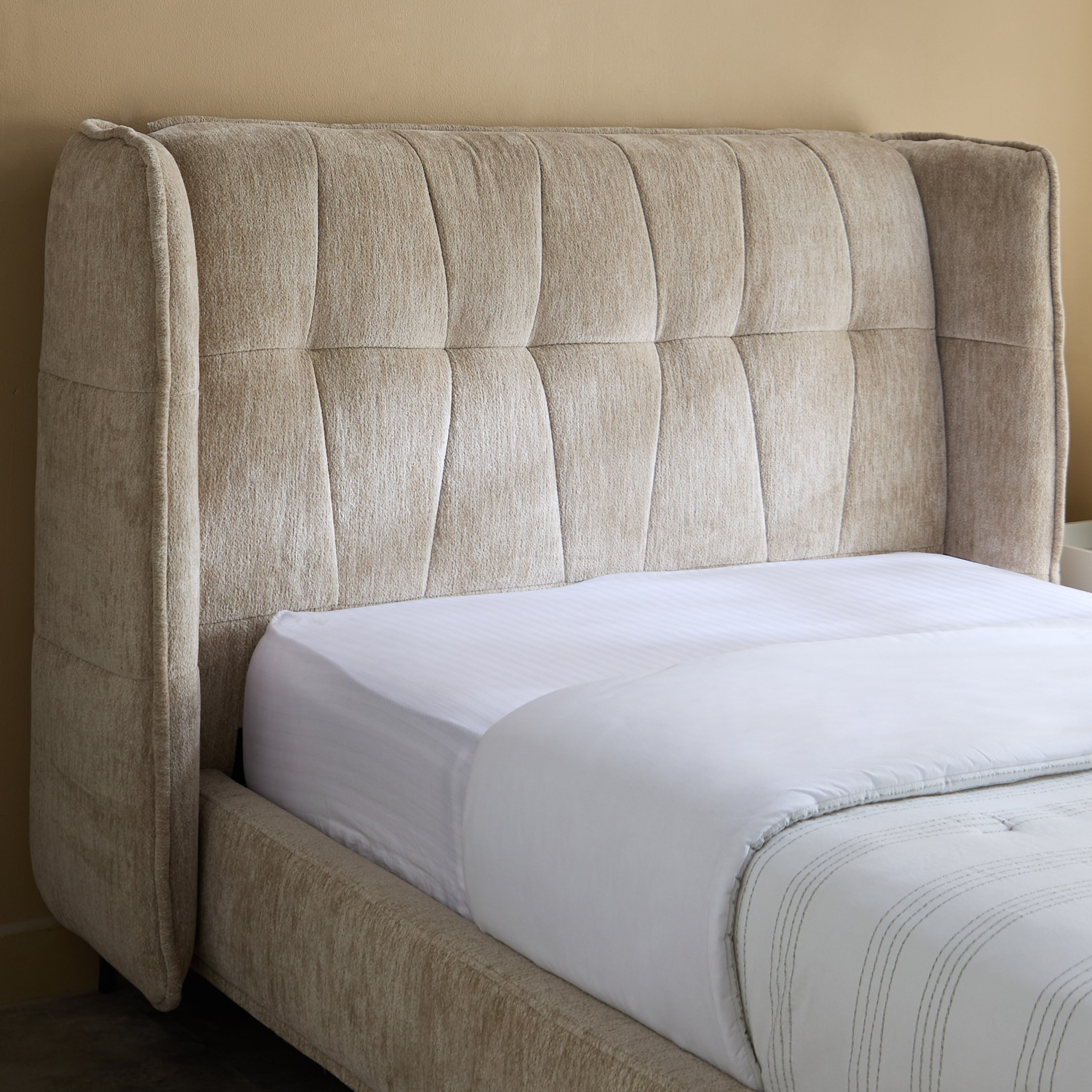 سرير توين منجّد منسا نكست من مارويل - 120x200 سم-hbxbedroom-bedsandbedsets-upholsteredbeds-twin-image-3