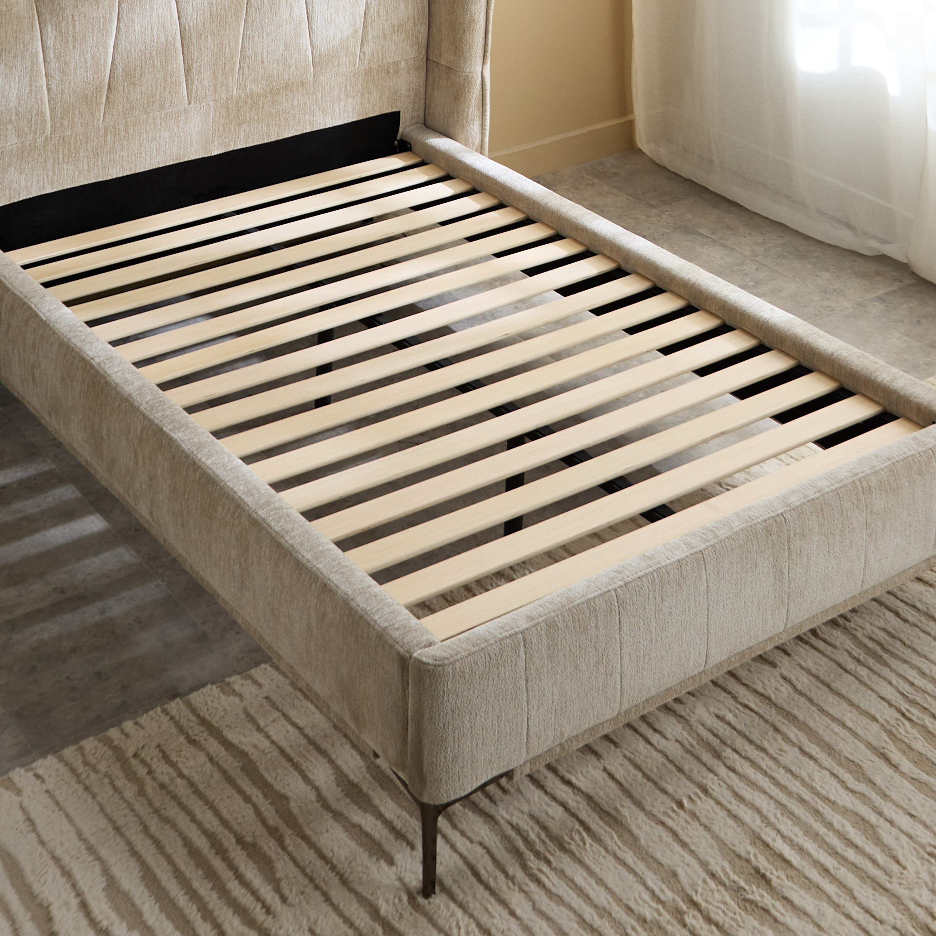سرير توين منجّد منسا نكست من مارويل - 120x200 سم-hbxbedroom-bedsandbedsets-upholsteredbeds-twin-image-5