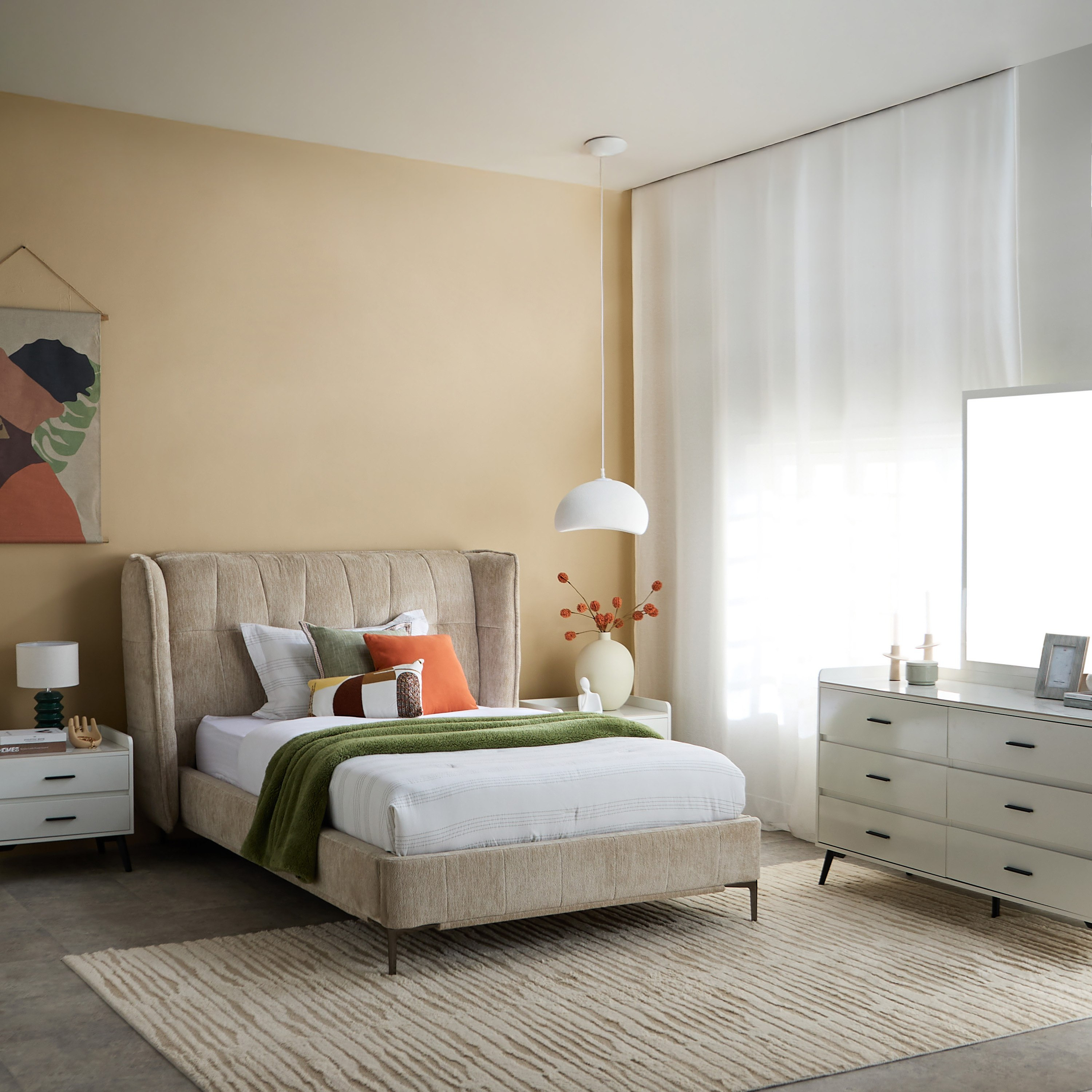 سرير توين منجّد منسا نكست من مارويل - 120x200 سم-hbxbedroom-bedsandbedsets-upholsteredbeds-twin-image-6