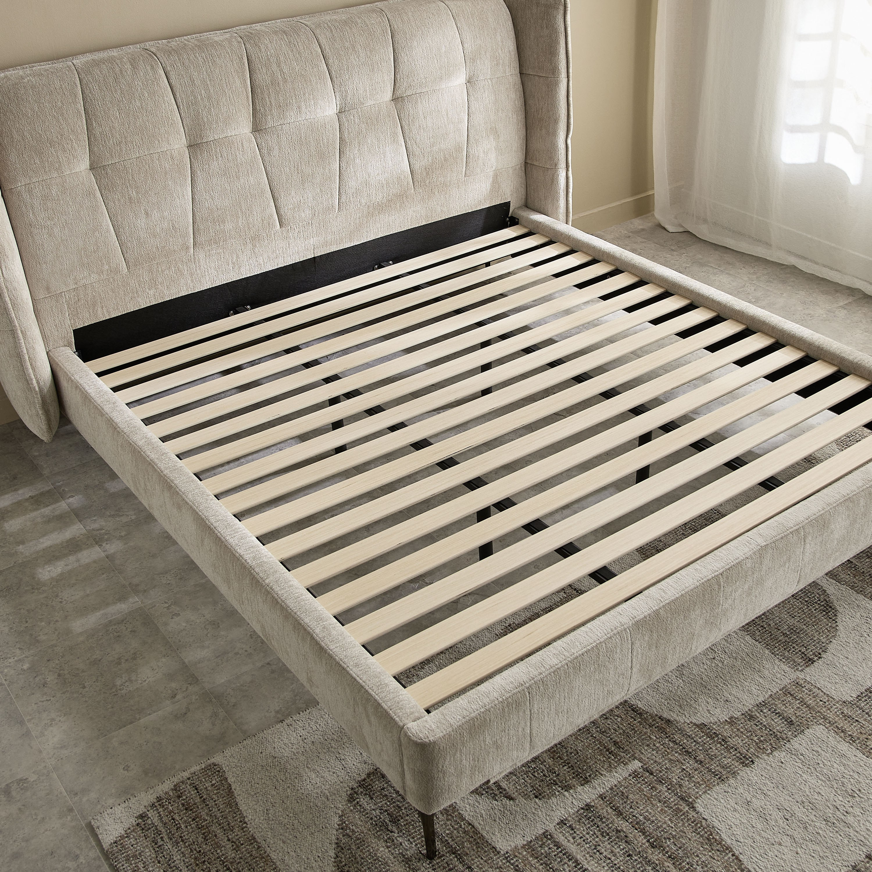 Marwell Mensa Nxt Upholstered Queen Bed - 160x200 cm-hbxbedroom-bedsandbedsets-beds-queen-image-5
