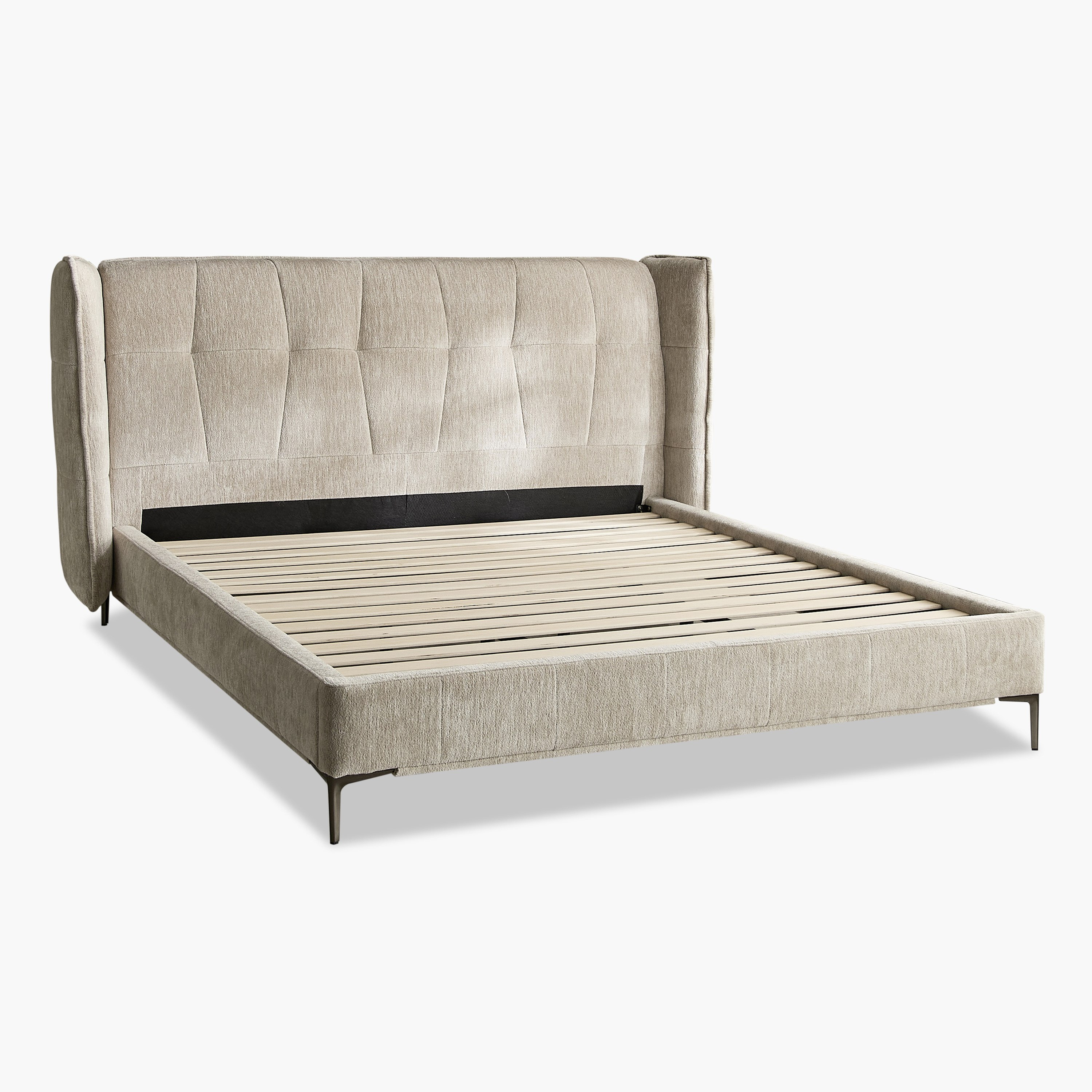 Marwell Mensa Nxt Upholstered Queen Bed - 160x200 cm-hbxbedroom-bedsandbedsets-beds-queen-image-7