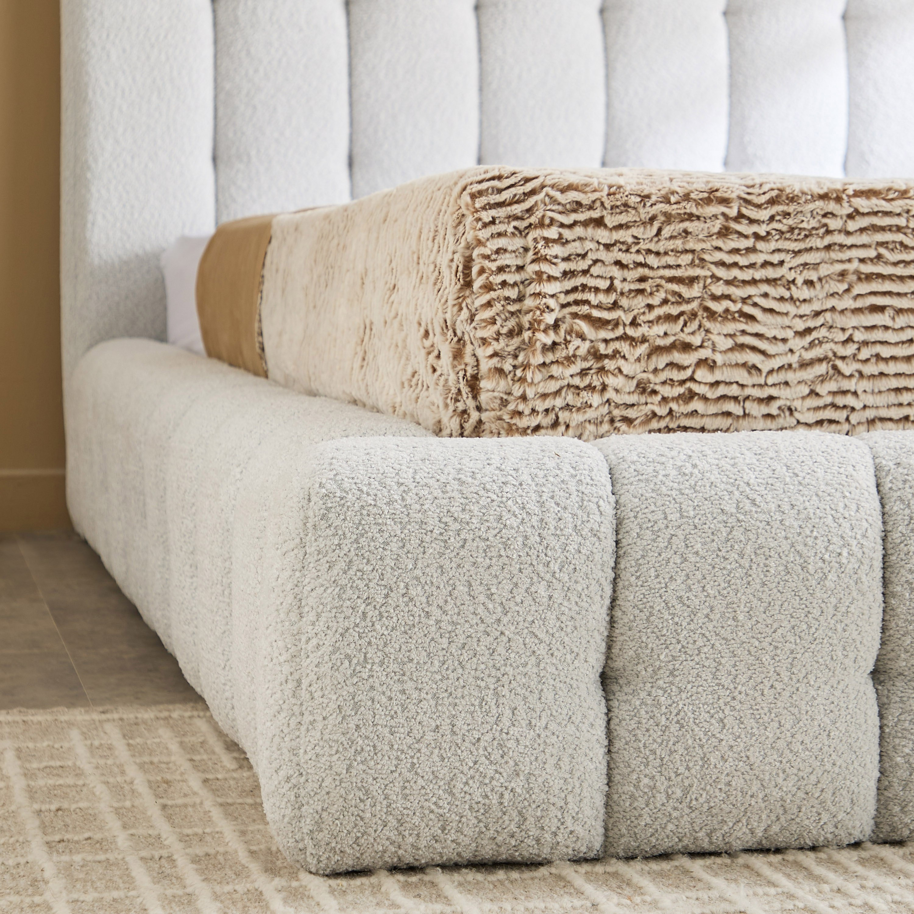 Island Stonia Upholstered Twin Bed - 120x200 cm-hbxbedroom-bedsandbedsets-upholsteredbeds-twin-image-4