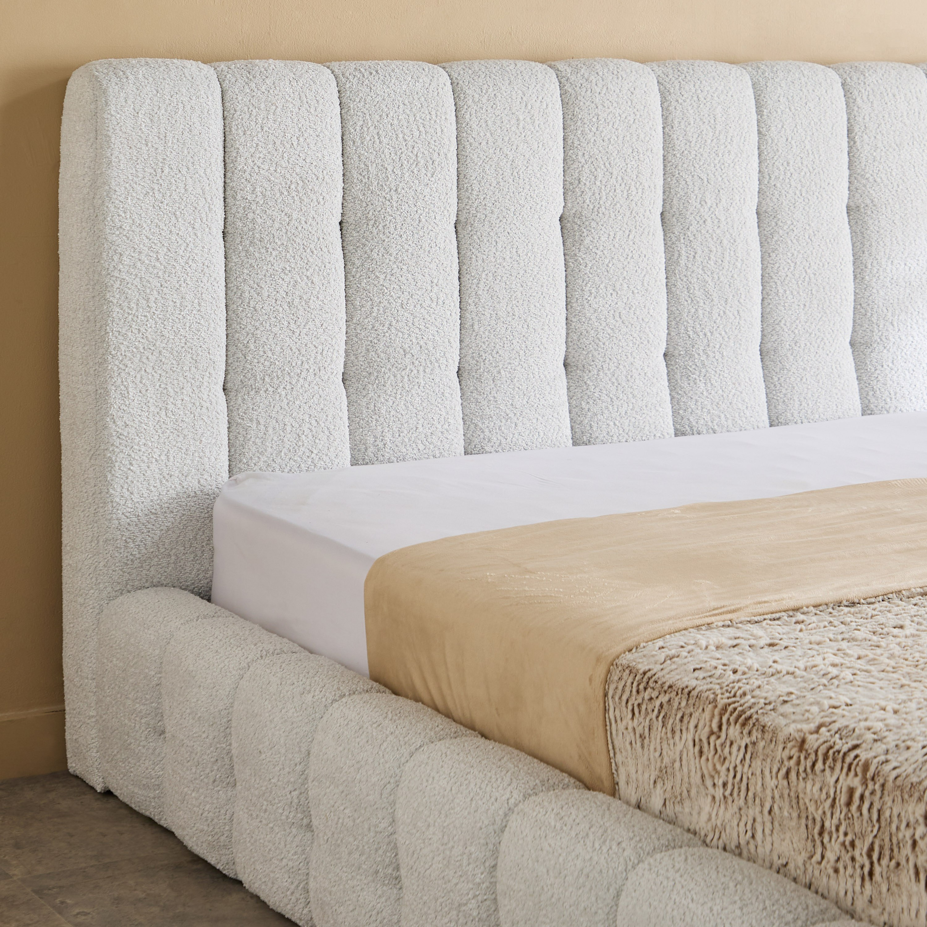 Island Stonia Upholstered Queen Bed - 160x200 cm-hbxbedroom-bedsandbedsets-beds-queen-image-3