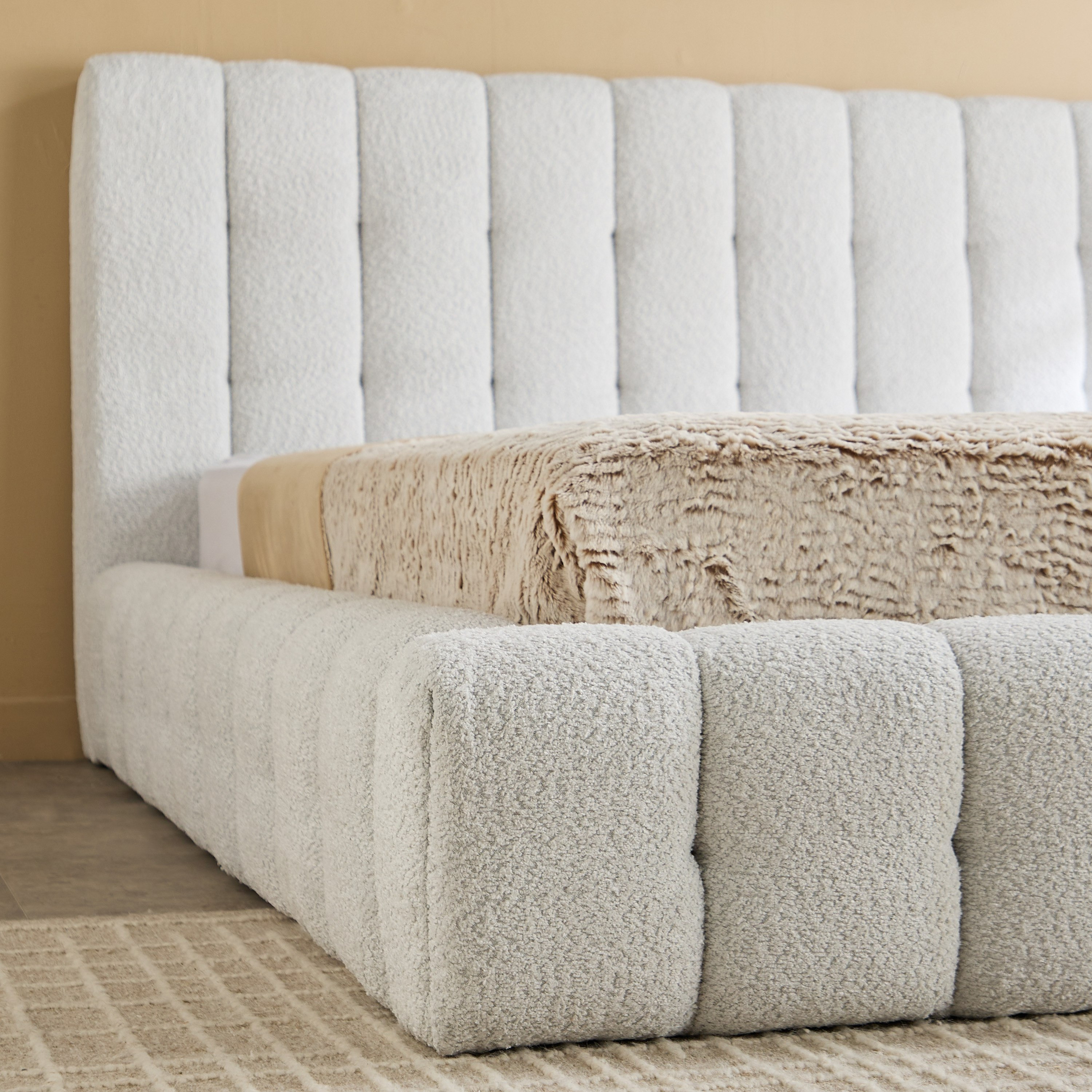 Island Stonia Upholstered Queen Bed - 160x200 cm-hbxbedroom-bedsandbedsets-beds-queen-image-4