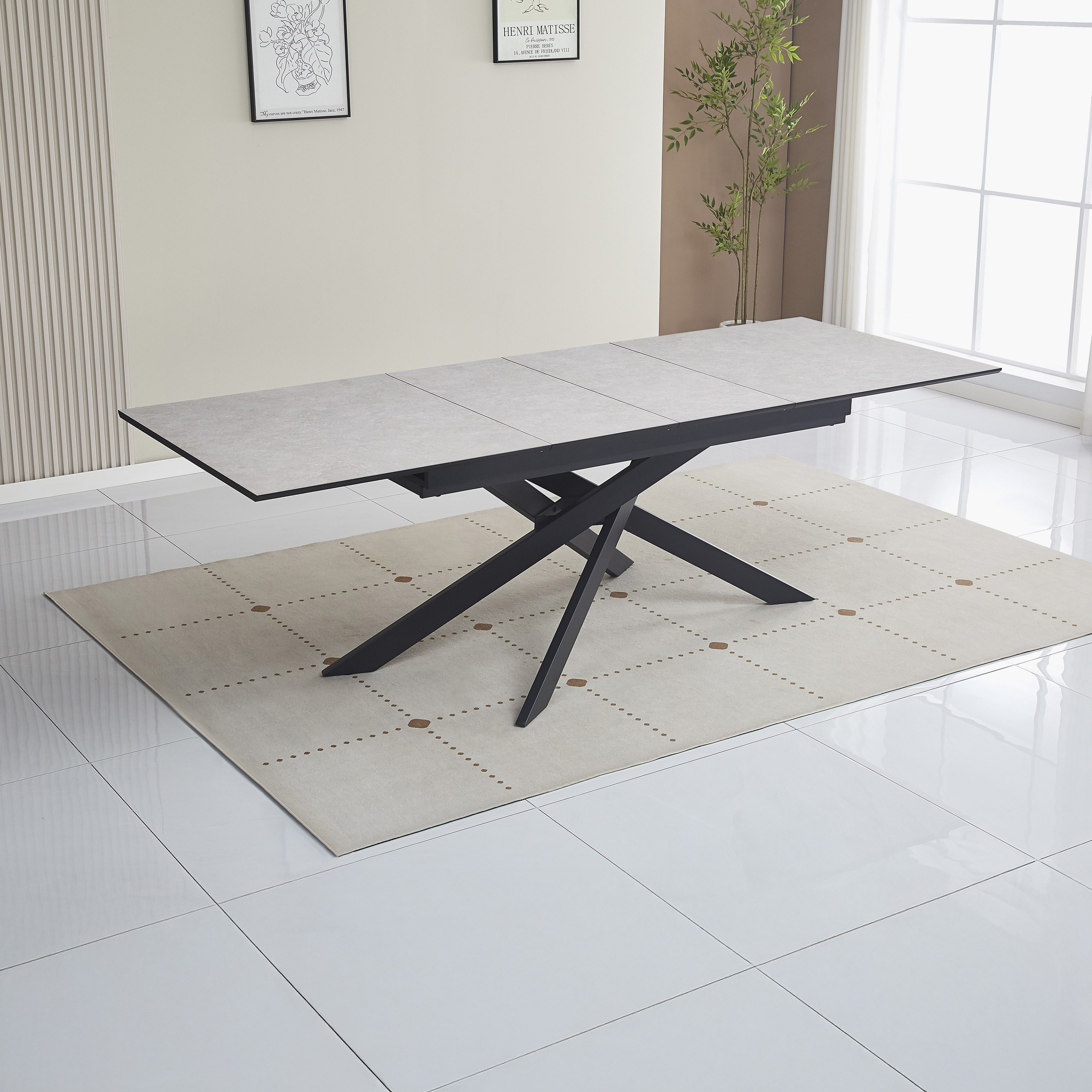طاولة سفرة قابلة للتمديد لـ 6-8 أشخاص من بازل-hbxdiningroom-diningtablesandsets-diningtables-sixseater-image-3