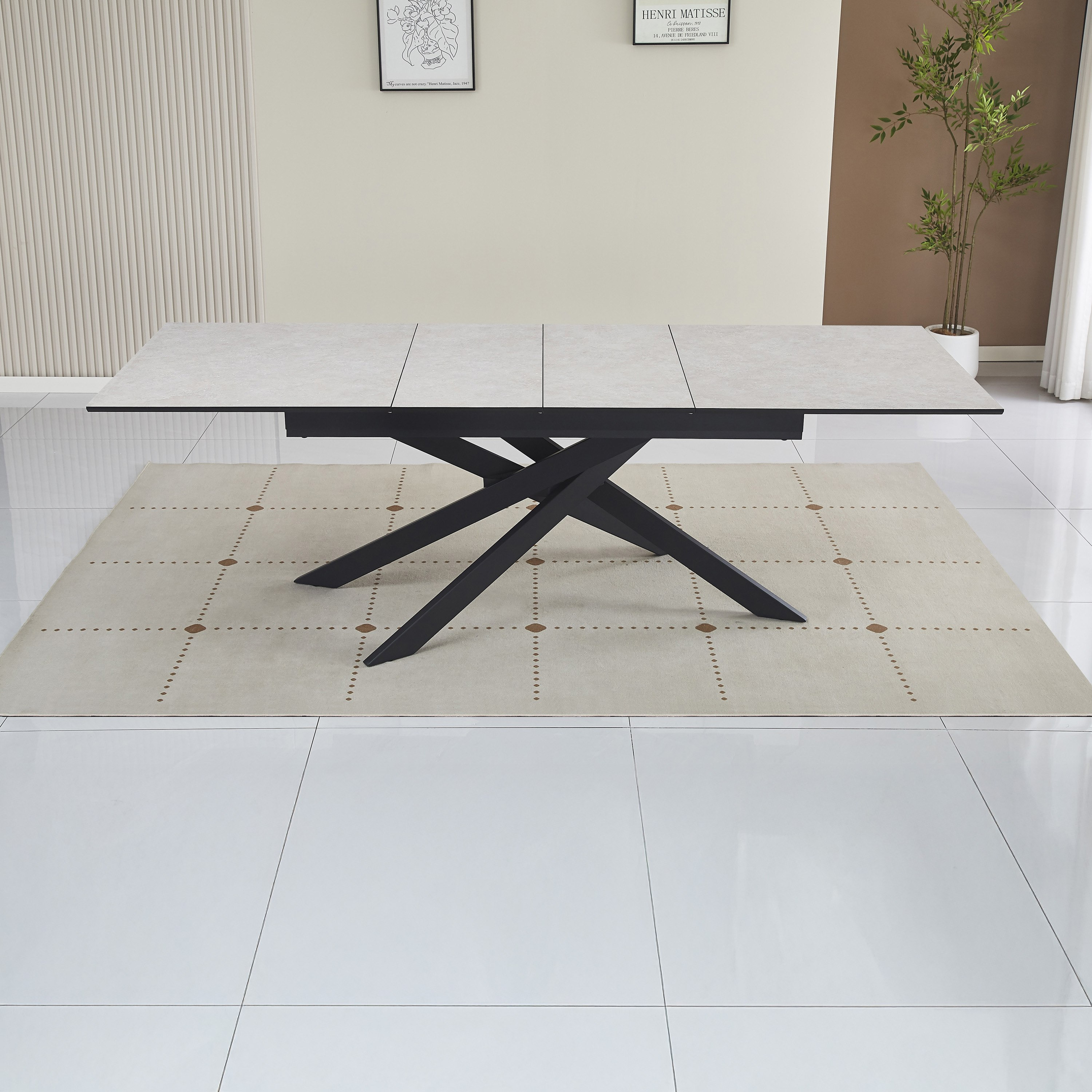 طاولة سفرة قابلة للتمديد لـ 6-8 أشخاص من بازل-hbxdiningroom-diningtablesandsets-diningtables-sixseater-image-4