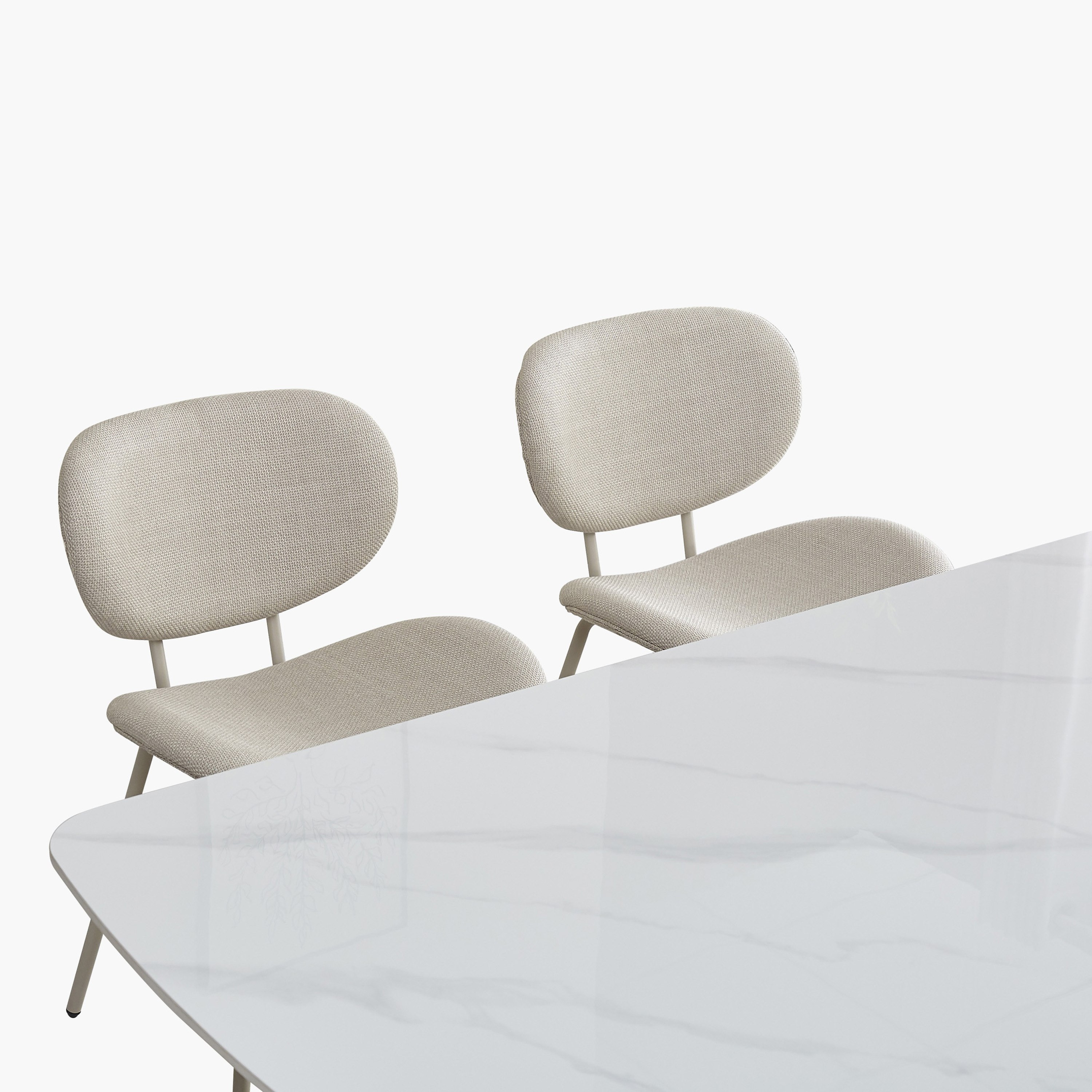 طقم طاولة بحجر ملبد سفرة 1+6 من مورغان-hbxfurniture-diningtablesandsets-diningsets-sixseater-image-17