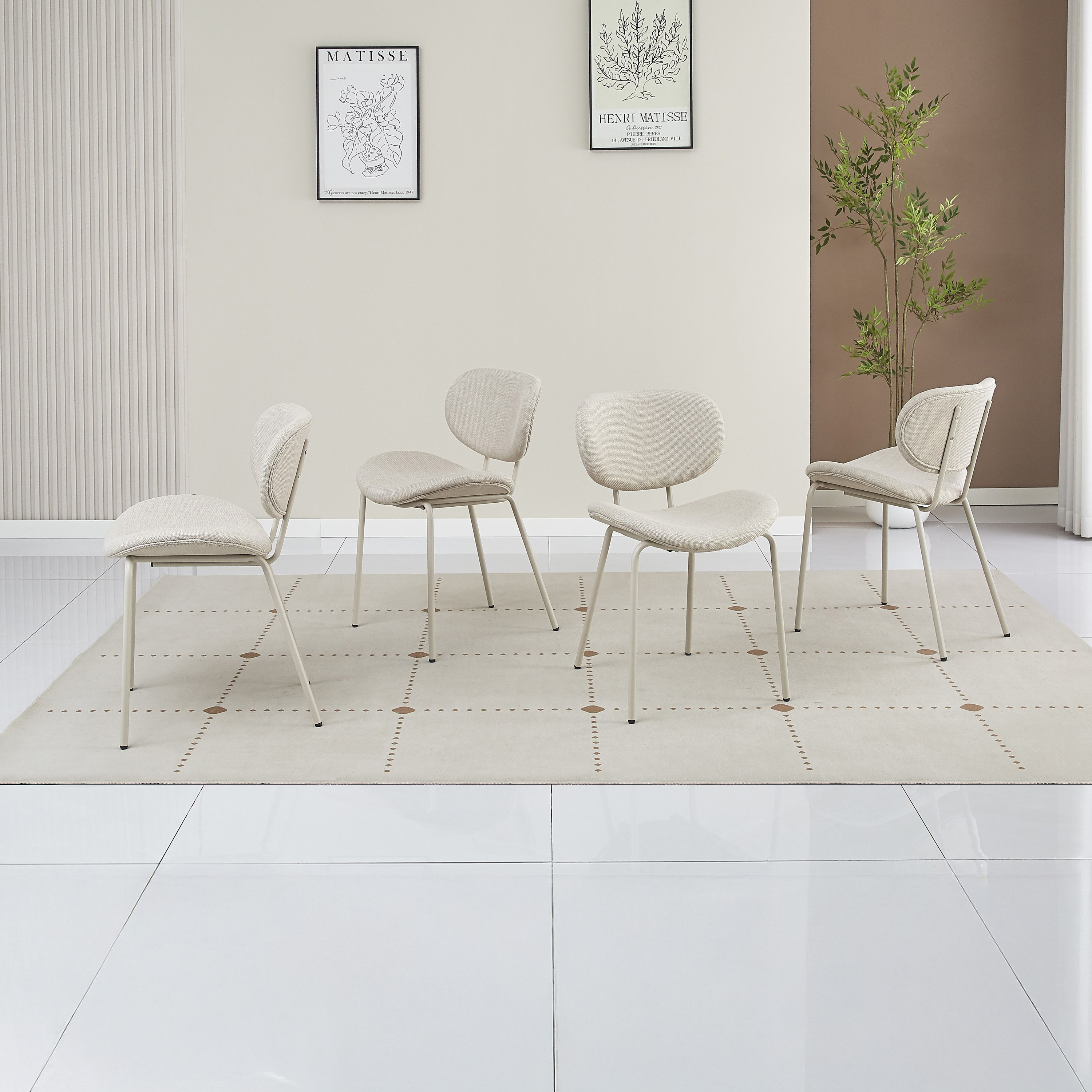 طقم طاولة بحجر ملبد سفرة 1+6 من مورغان-hbxfurniture-diningtablesandsets-diningsets-sixseater-image-19