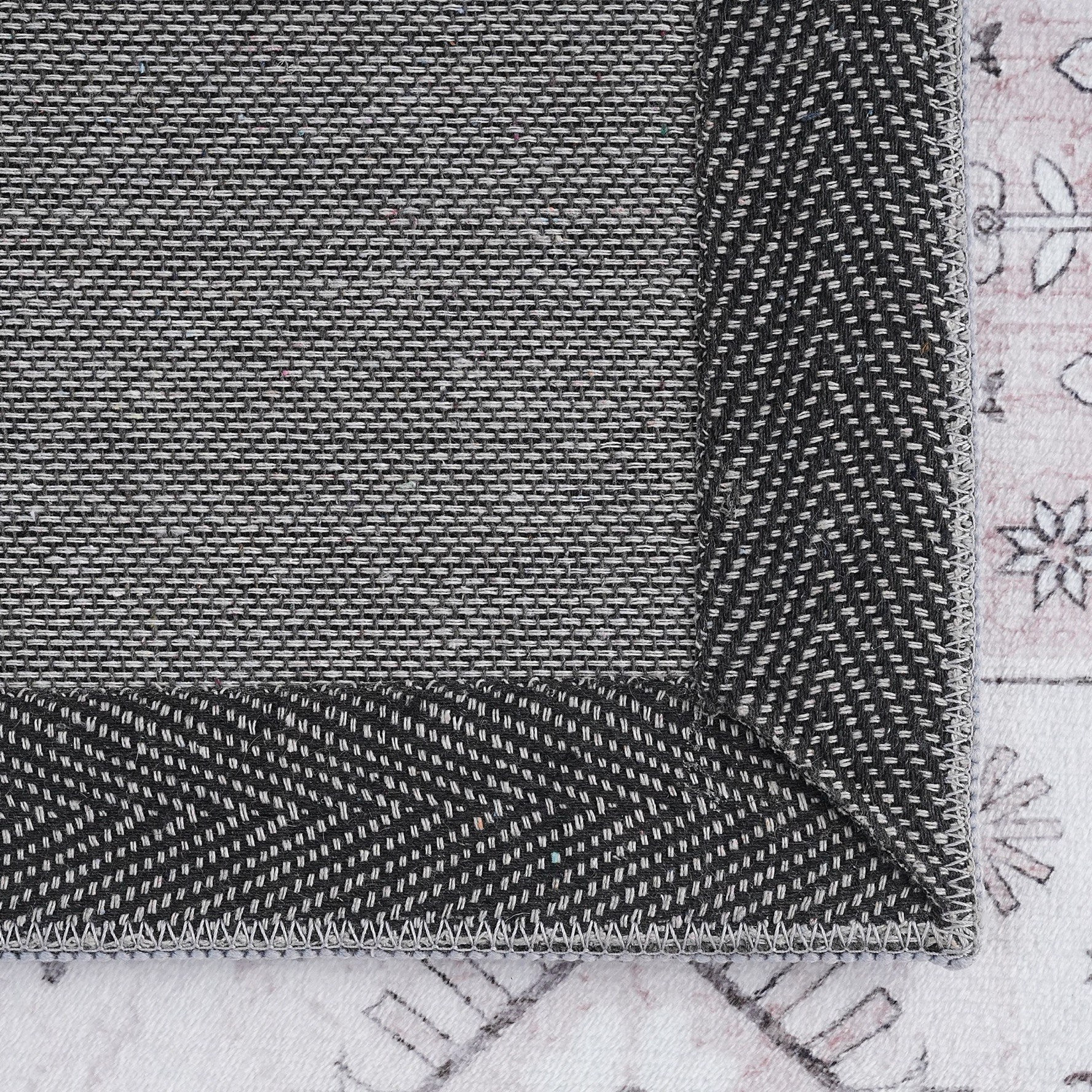 Wells Rabia Printed Flannel Rug - 110x160 cm-hbxdecorandfurnishings-floorcoverings-rugs-image-5
