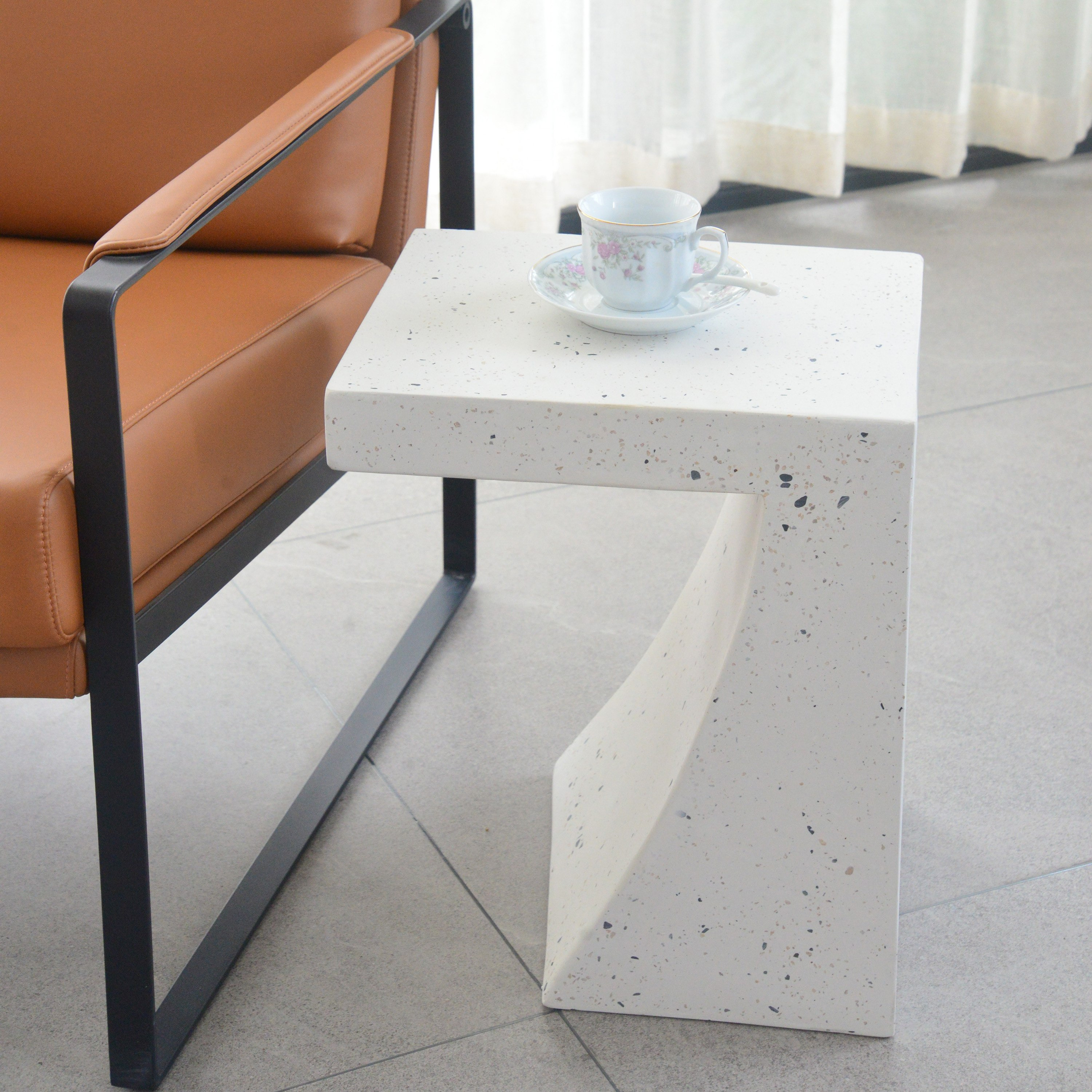 Vera Aptos Terrazzo Indoor Outdoor Accent Table-hbxfurniture-livingroom-endtables-image-1