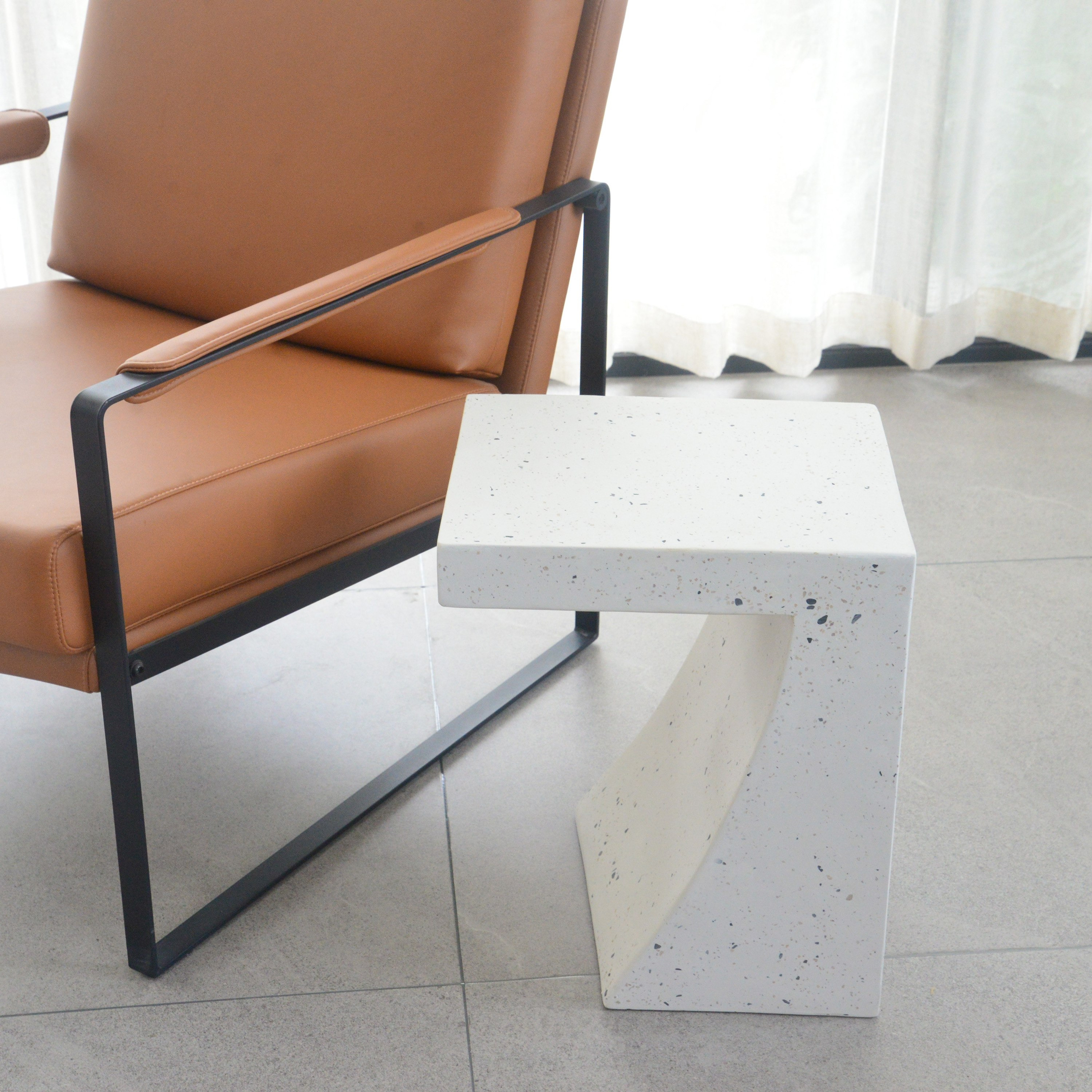 Vera Aptos Terrazzo Indoor Outdoor Accent Table-hbxfurniture-livingroom-endtables-image-2
