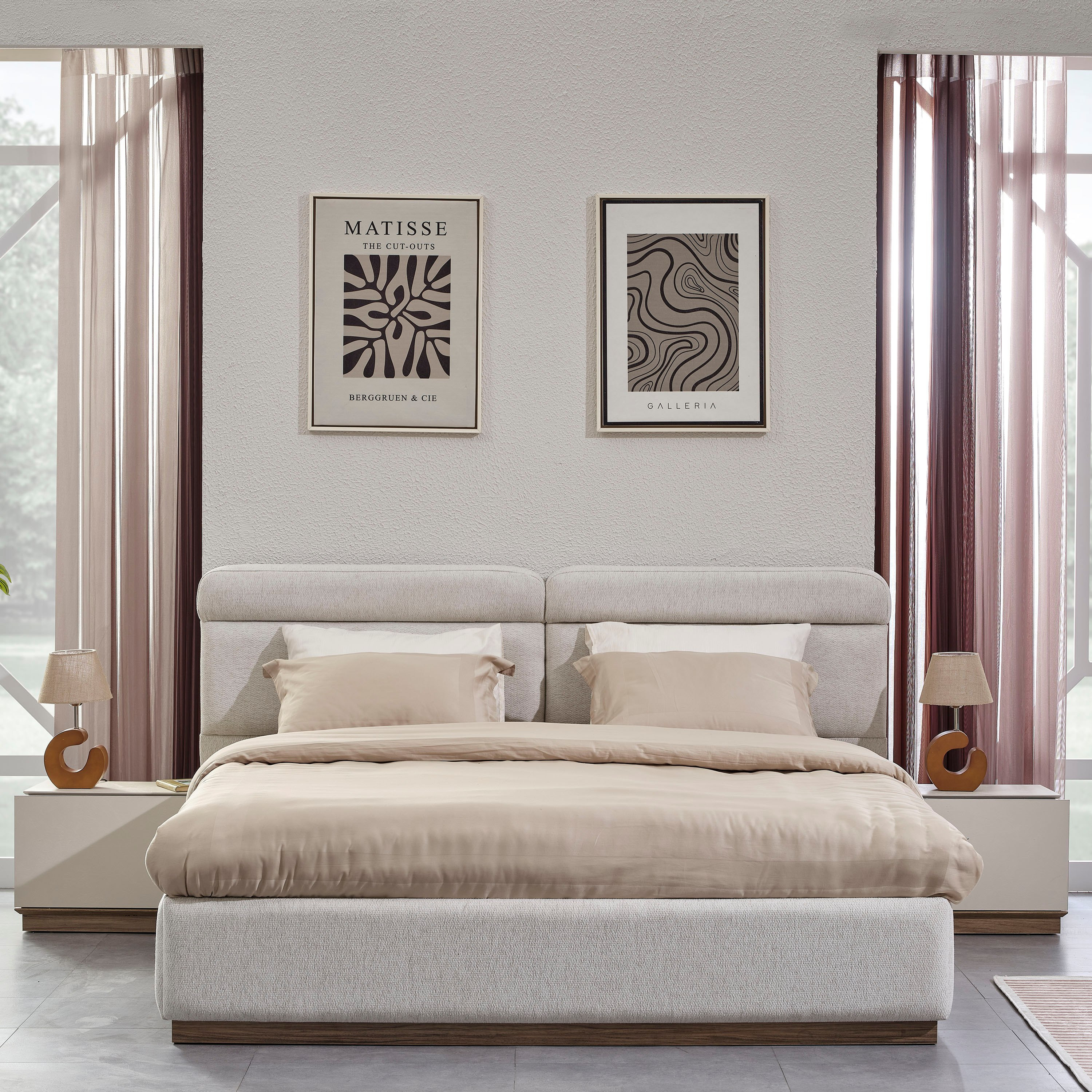 Leona 6-Piece King Bedroom Set - 180x200 cm-hbxbedroom-bedsandbedsets-bedroomsets-king-image-3