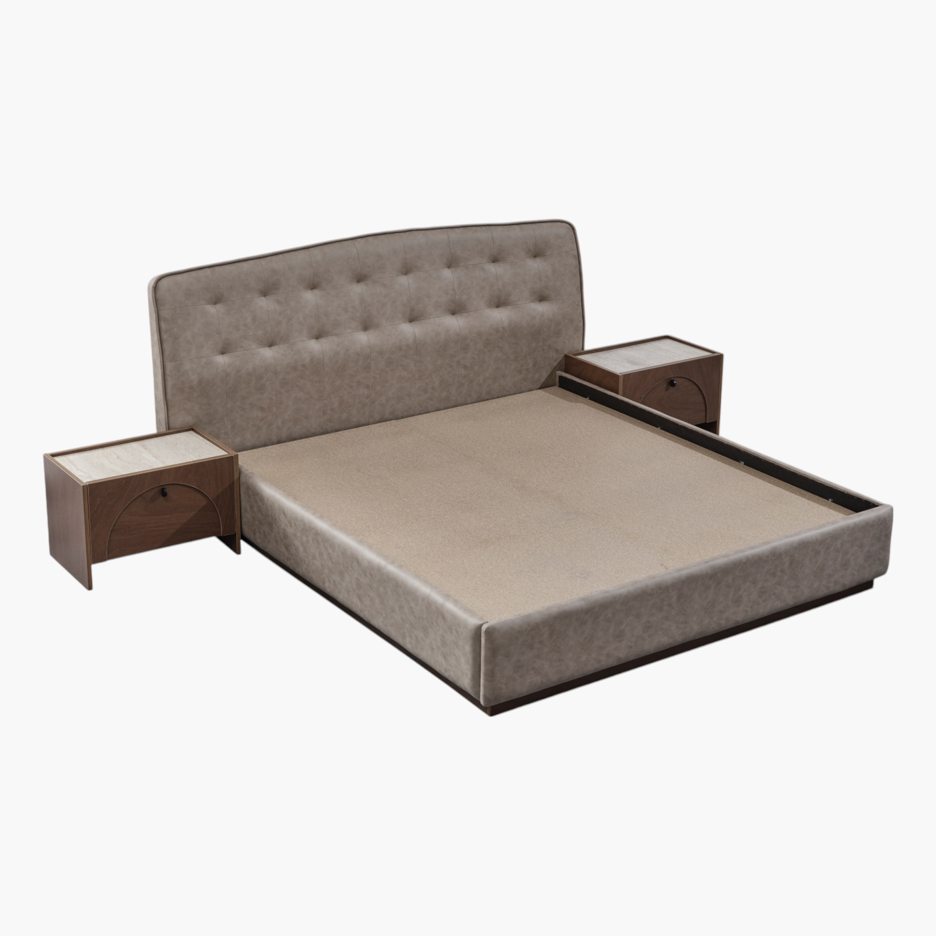 طقم غرفة نوم كينج 5 قطع من لويسيا - 180x200 سم-hbxbedroom-bedsandbedsets-bedroomsets-king-image-7