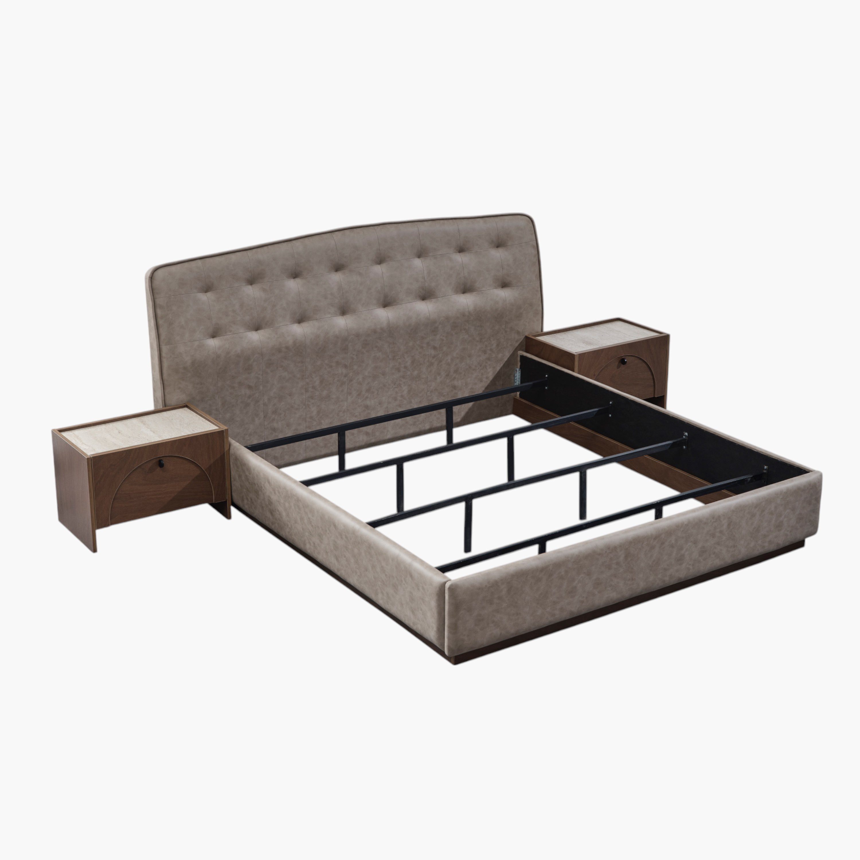 طقم غرفة نوم كينج 5 قطع من لويسيا - 180x200 سم-hbxbedroom-bedsandbedsets-bedroomsets-king-image-6