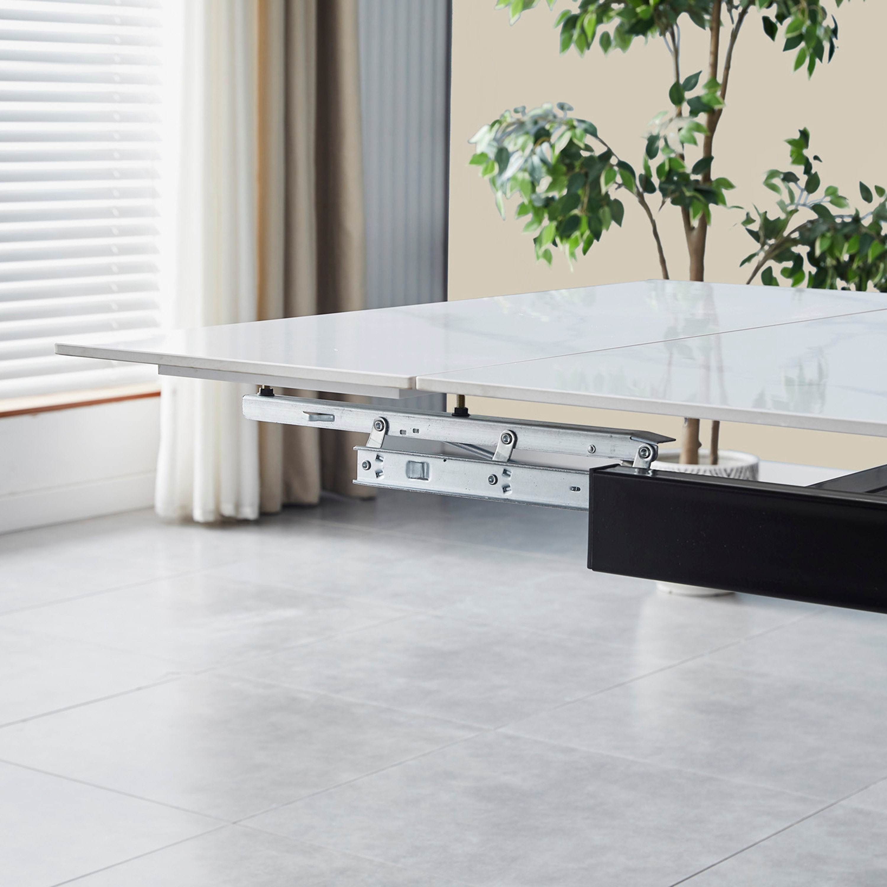 Durian 8-10 Seater Sintered Stone Extendable Dining Table-hbxfurniture-diningtablesandsets-diningtables-tenseater-image-7