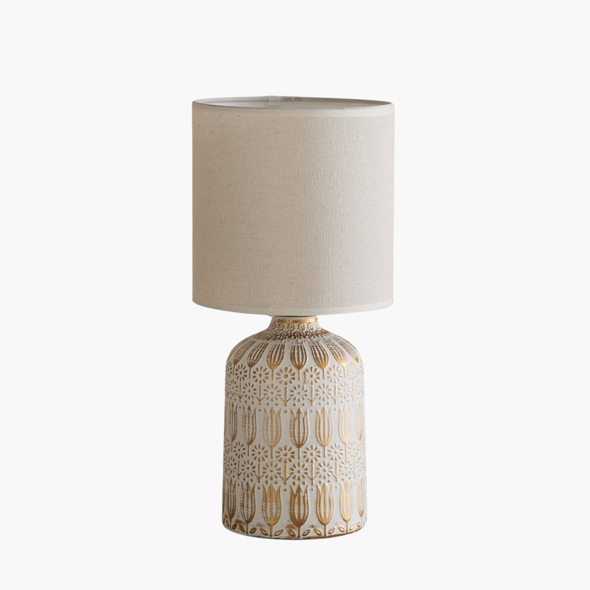 Alecs Ceramic Table Lamp with Fabric Shade - 15x15x31 cm-PROMO_HB_AE_B1G1_250925-image-5