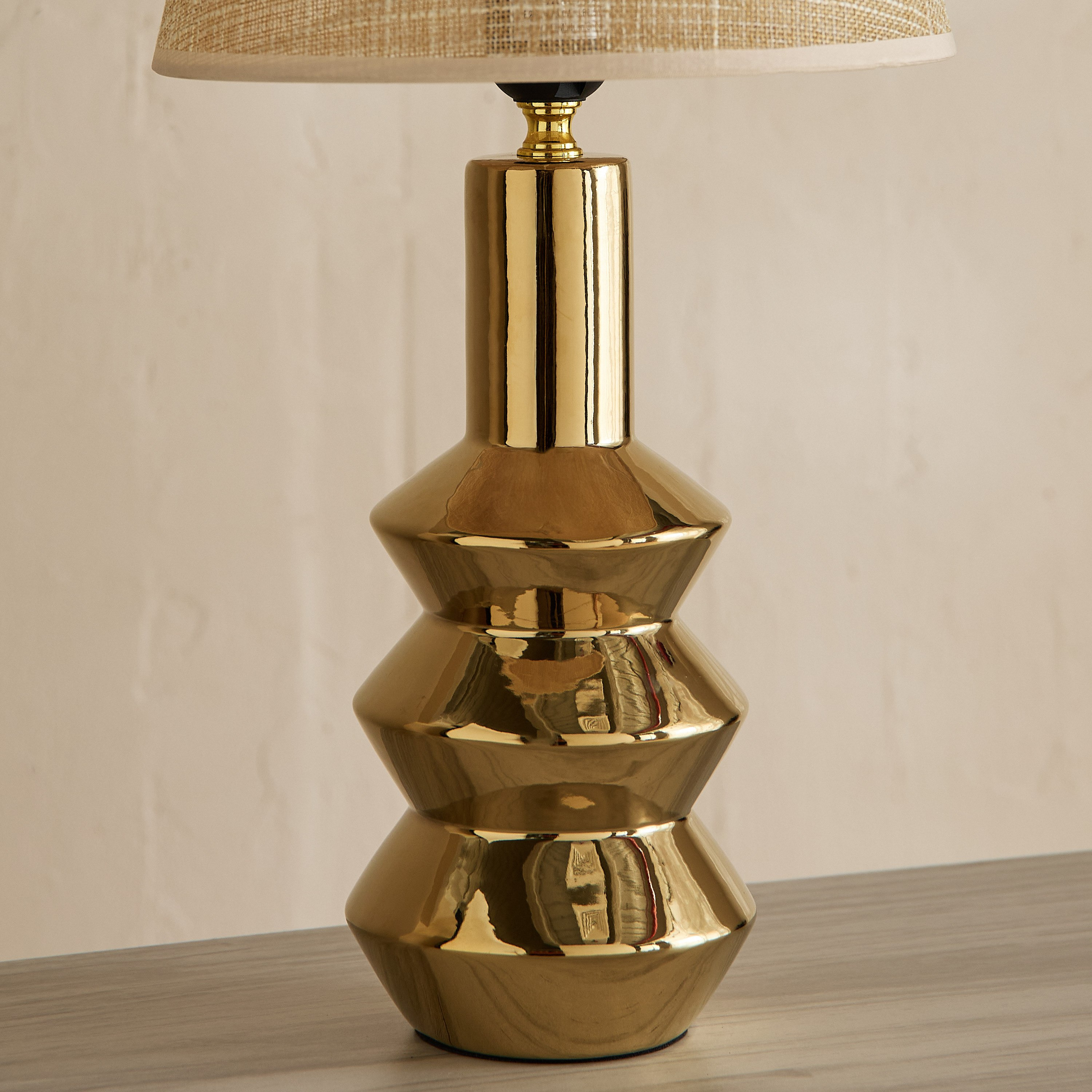 مصباح طاولة سيراميك بغطاء قماش من أليكس - 23x23x46 سم-hbxbedroom-lighting-tablelamps-image-3