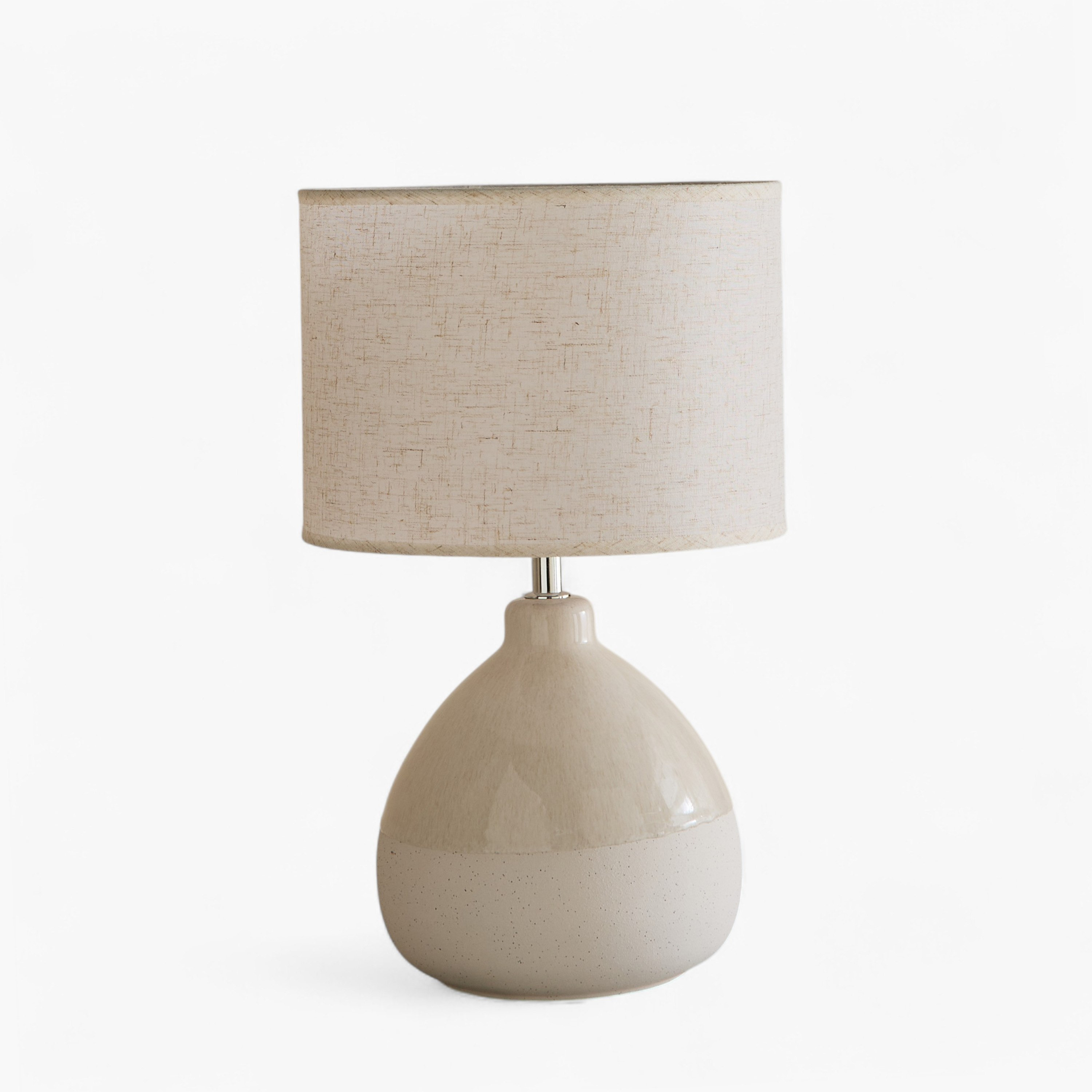 مصباح طاولة سيراميك بغطاء قماشي من أليكس - 25x25x41 سم-hbxbedroom-lighting-tablelamps-image-5
