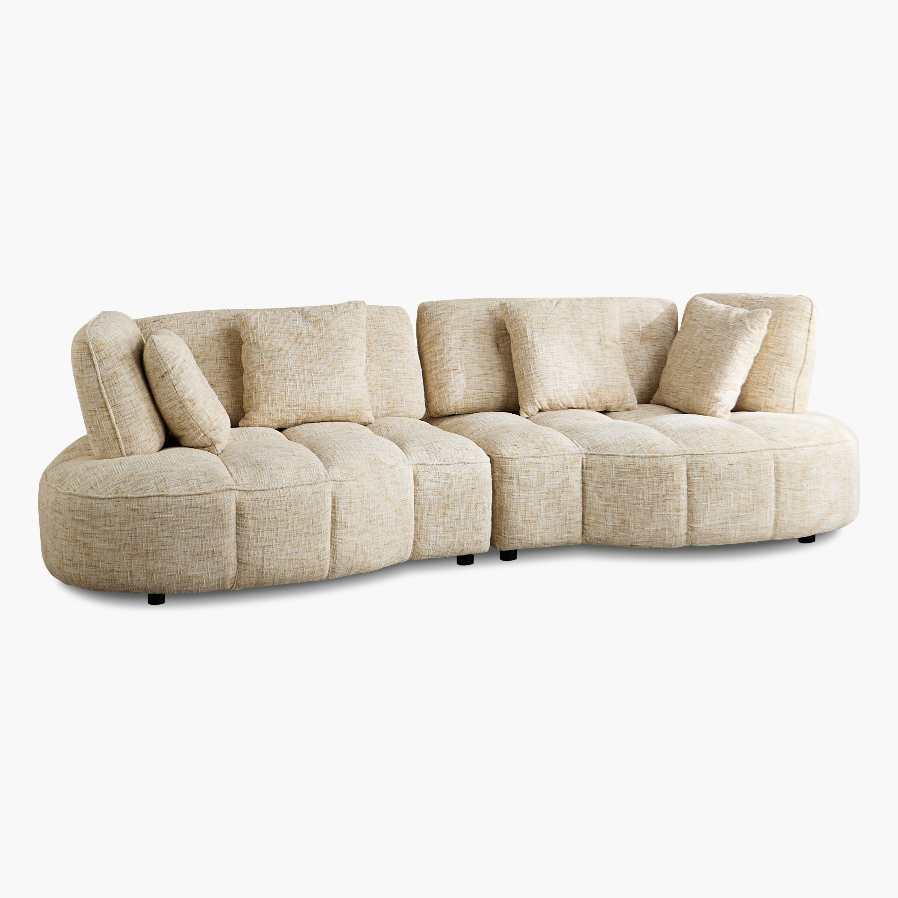 Havana 4-Seater Fabric Sofa with 4 Cushions and Adjustable Backrest-hbxlivingroom-sofasandarmchairs-sofas-image-16