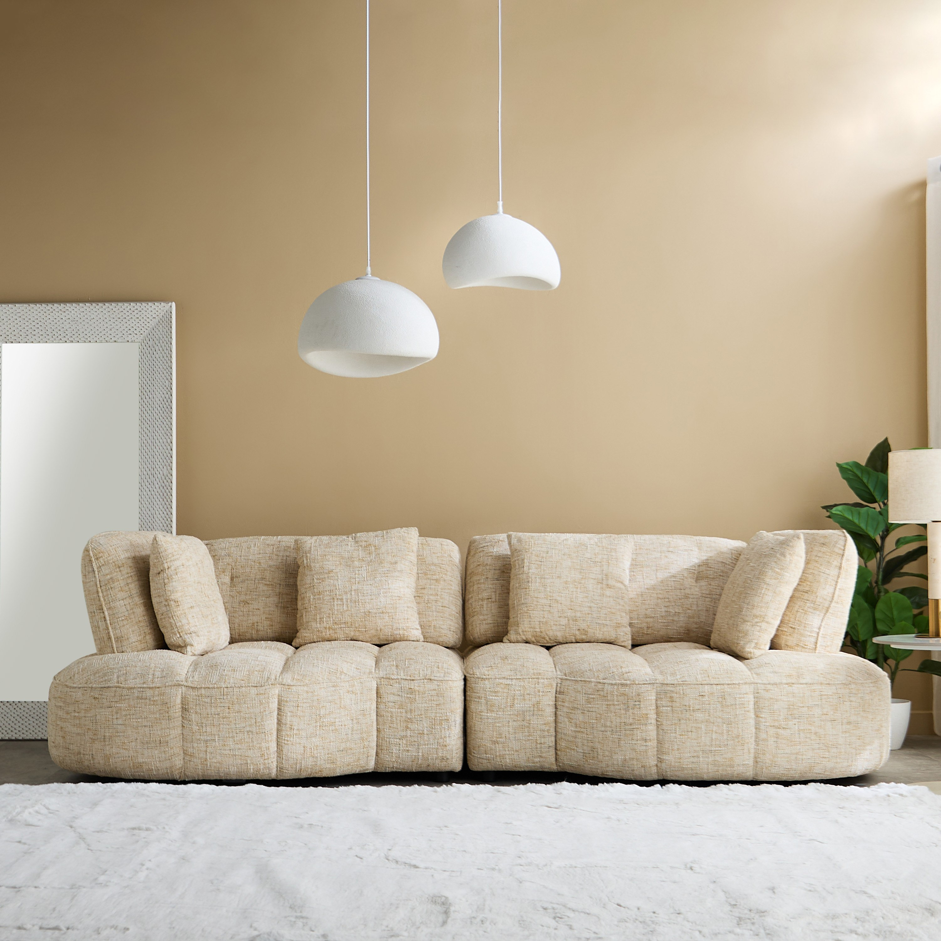Havana 4-Seater Fabric Sofa with 4 Cushions and Adjustable Backrest-hbxlivingroom-sofasandarmchairs-sofas-image-3