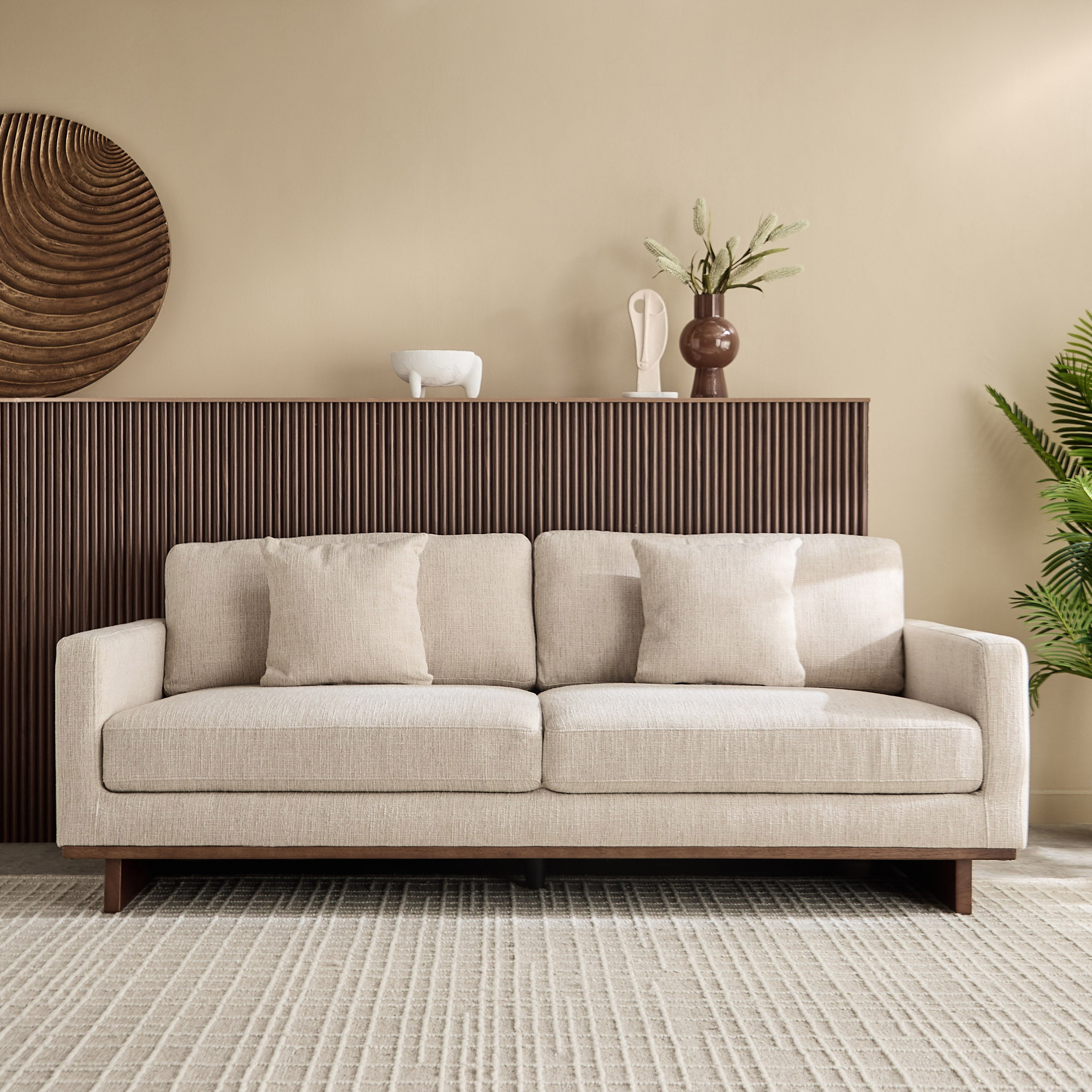 Monza 3-Seater Fabric Sofa with 2 Cushions-hbxlivingroom-sofasandarmchairs-sofas-image-2