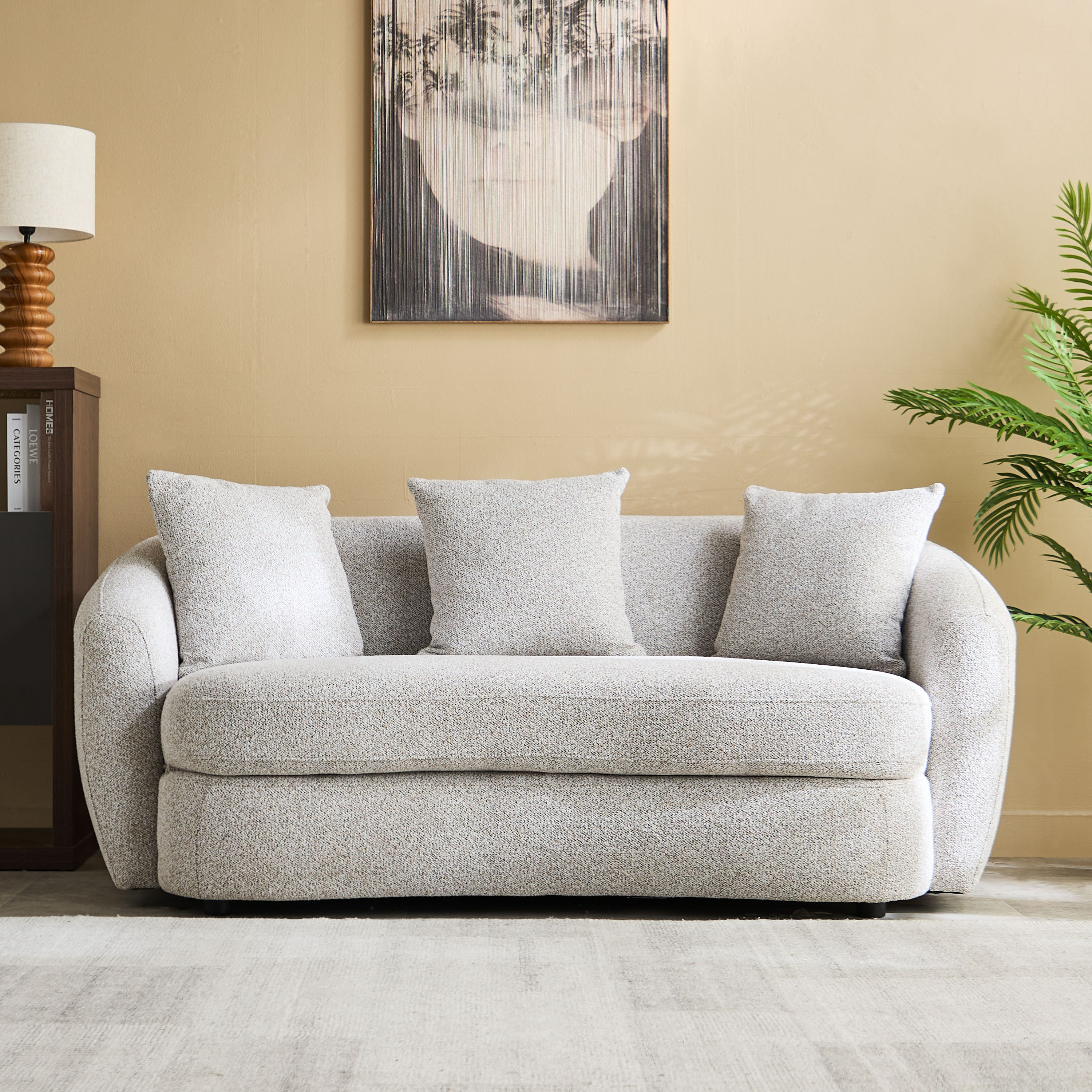Genoa 2-Seater Fabric Sofa with 3 Cushions-hbxlivingroom-sofasandarmchairs-sofas-image-2