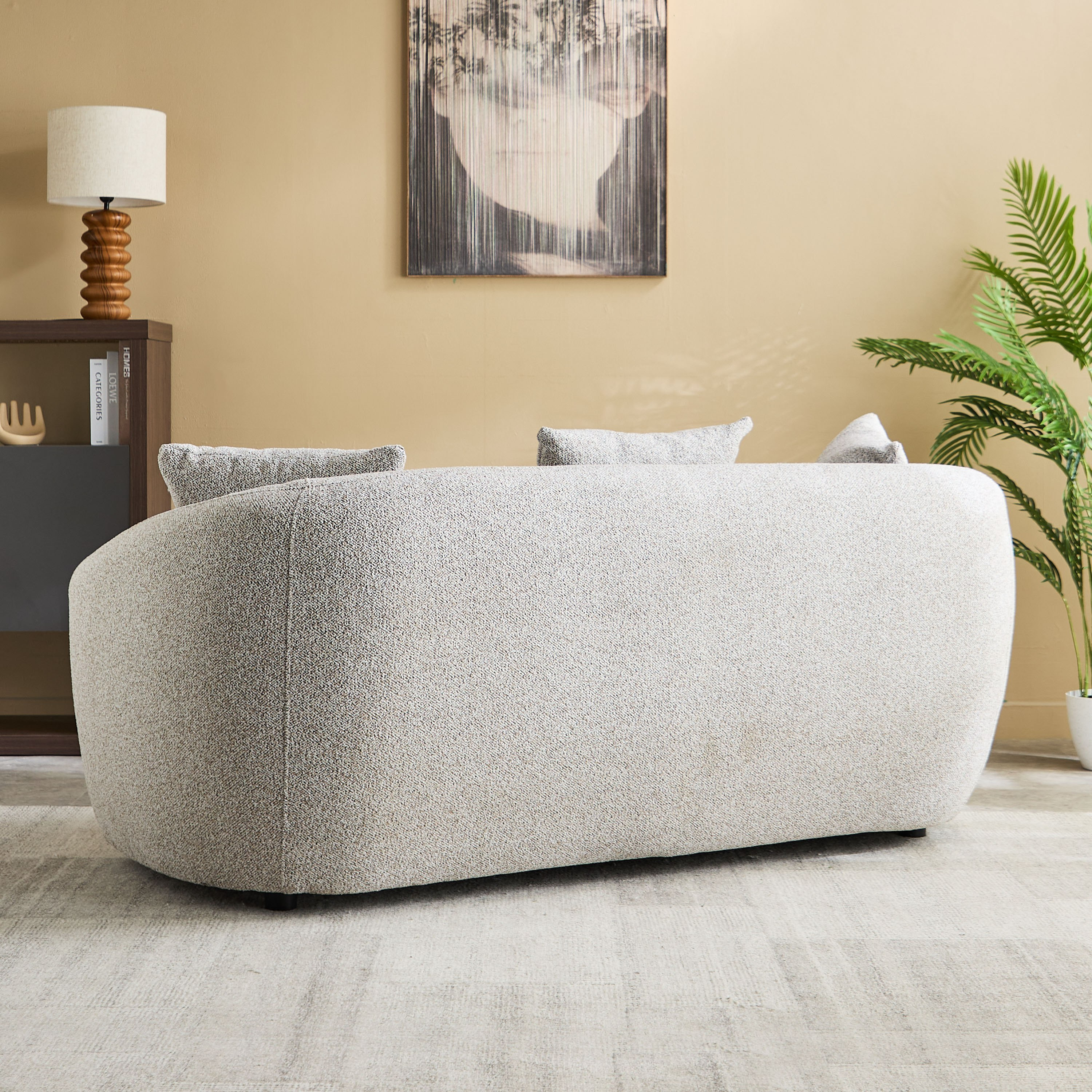 Genoa 2-Seater Fabric Sofa with 3 Cushions-hbxlivingroom-sofasandarmchairs-sofas-image-3