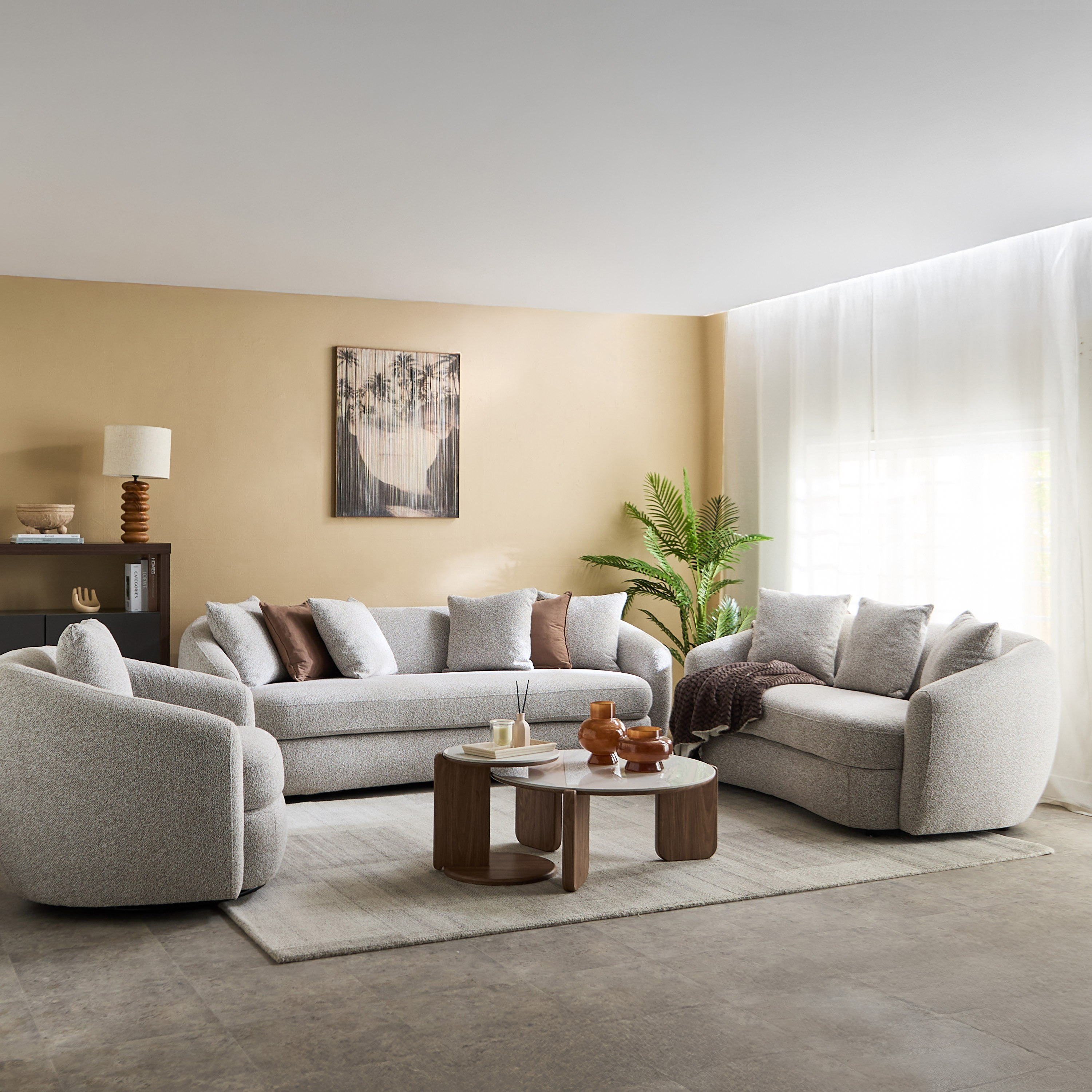 Genoa 2-Seater Fabric Sofa with 3 Cushions-hbxlivingroom-sofasandarmchairs-sofas-image-9