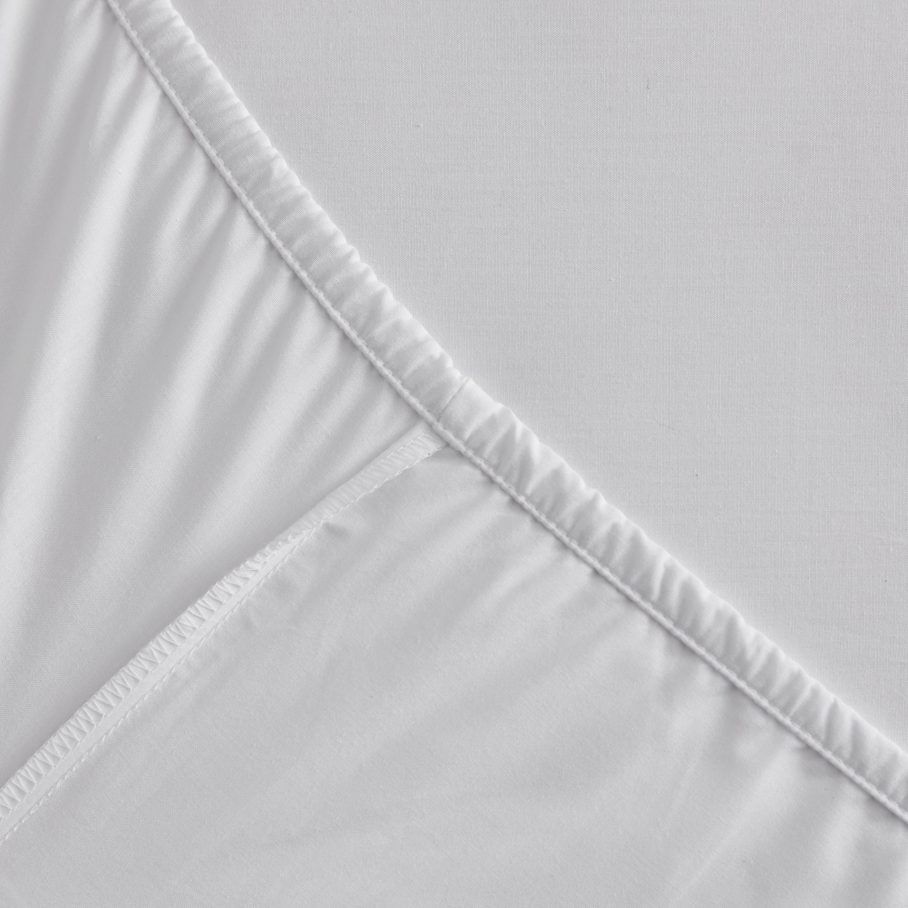 White Haven Geta Percale Cotton Twin Fitted Sheet - 120x200+40 cm-hbxhomeware-hbxbedroom-image-6