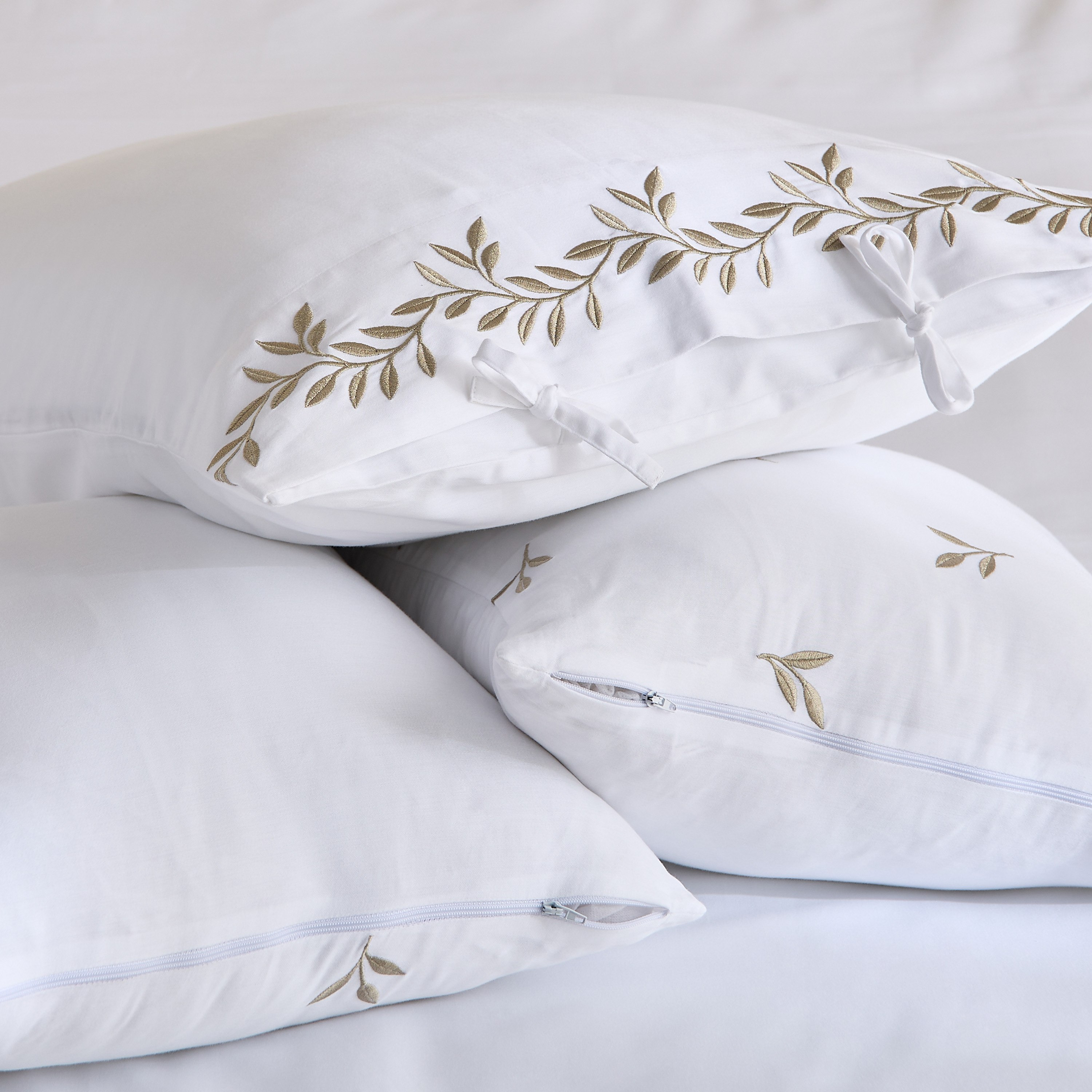 طقم لحاف كينج قطن مطرز 5 قطع أربوريس من وايت هافن - 220×240 سم-hbxhomeware-hbxbedroom-image-6