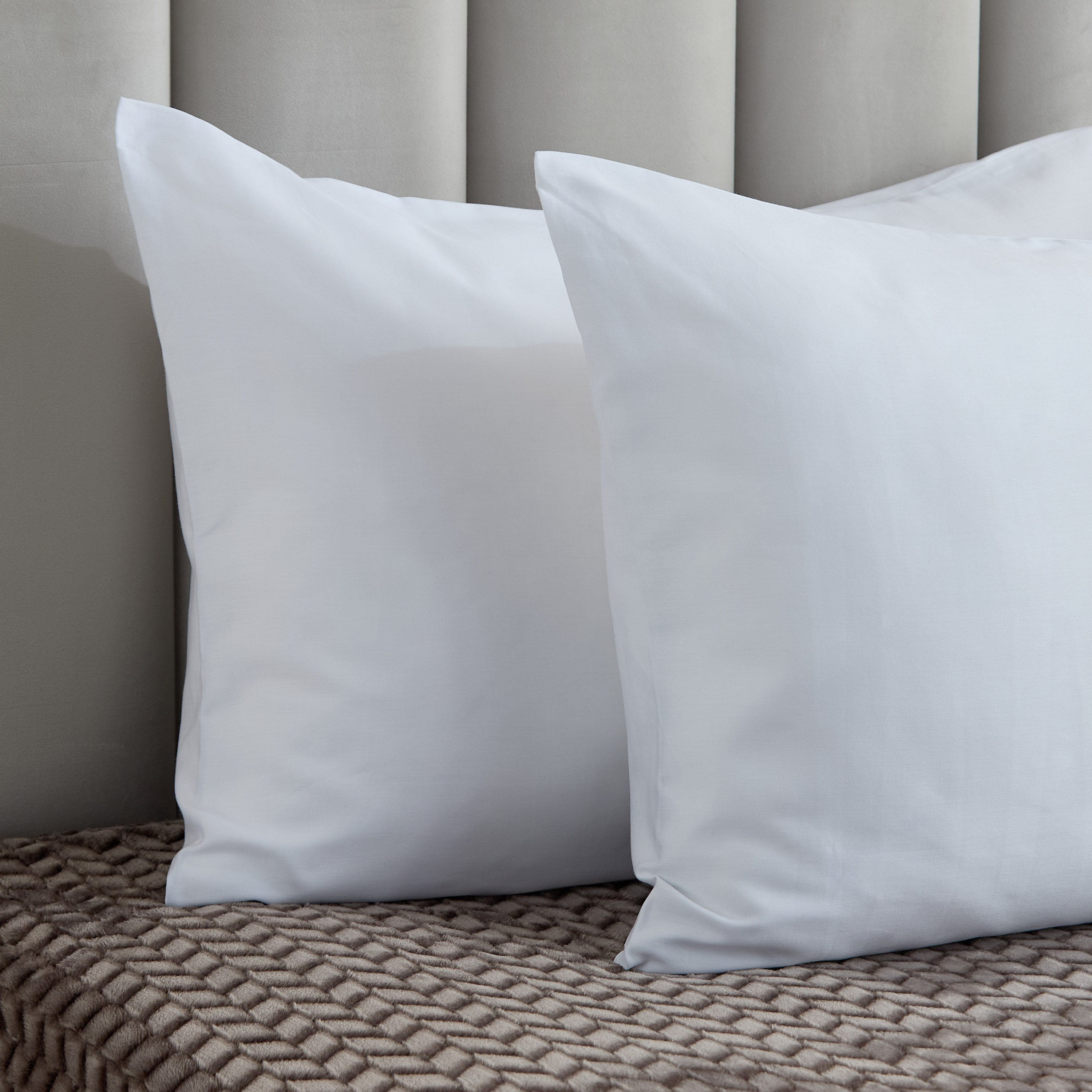 White Haven Pori 220 Thread Count 2-Piece Satin Cotton Pillow Cover Set - 50x75 cm-hbxhomeware-hbxbedroom-image-3