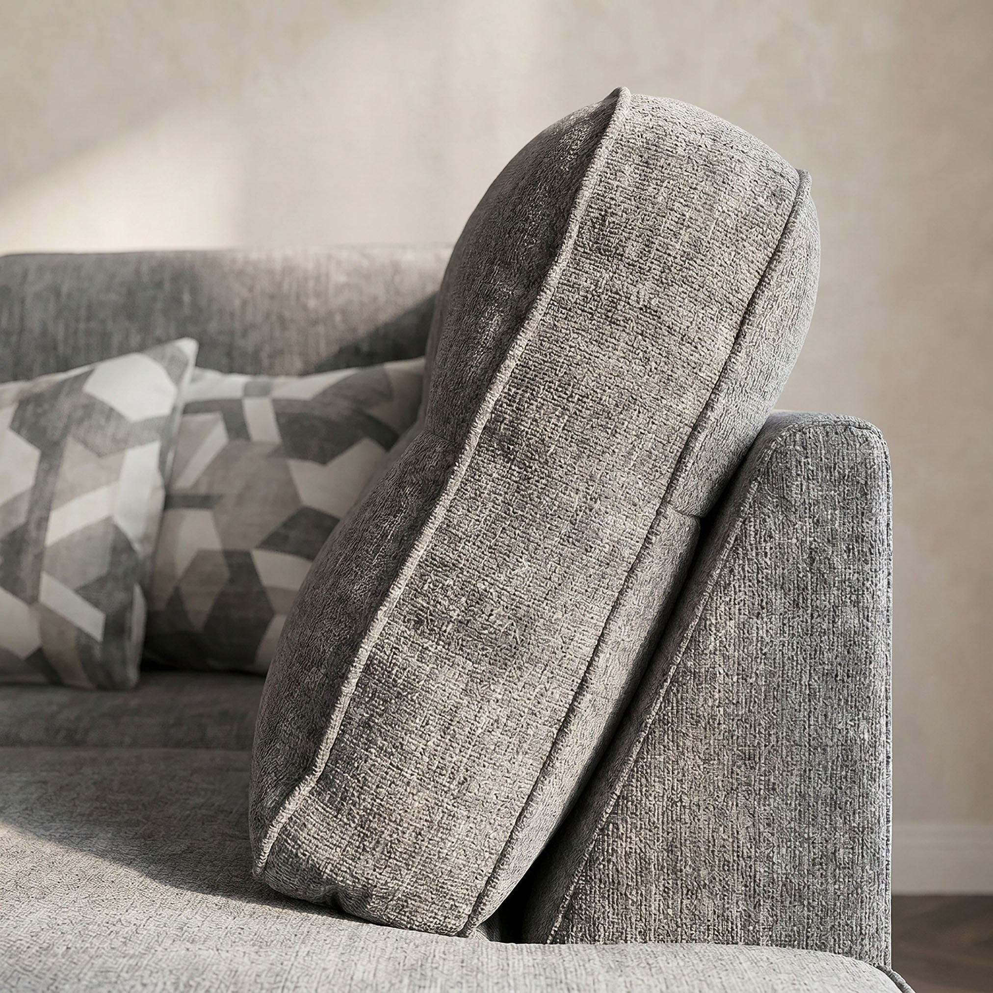 Veda 5-Seater Right Sectional Corner Fabric Sofa with 4 Cushions-hbxlivingroom-sofasandarmchairs-modularsofas-image-3