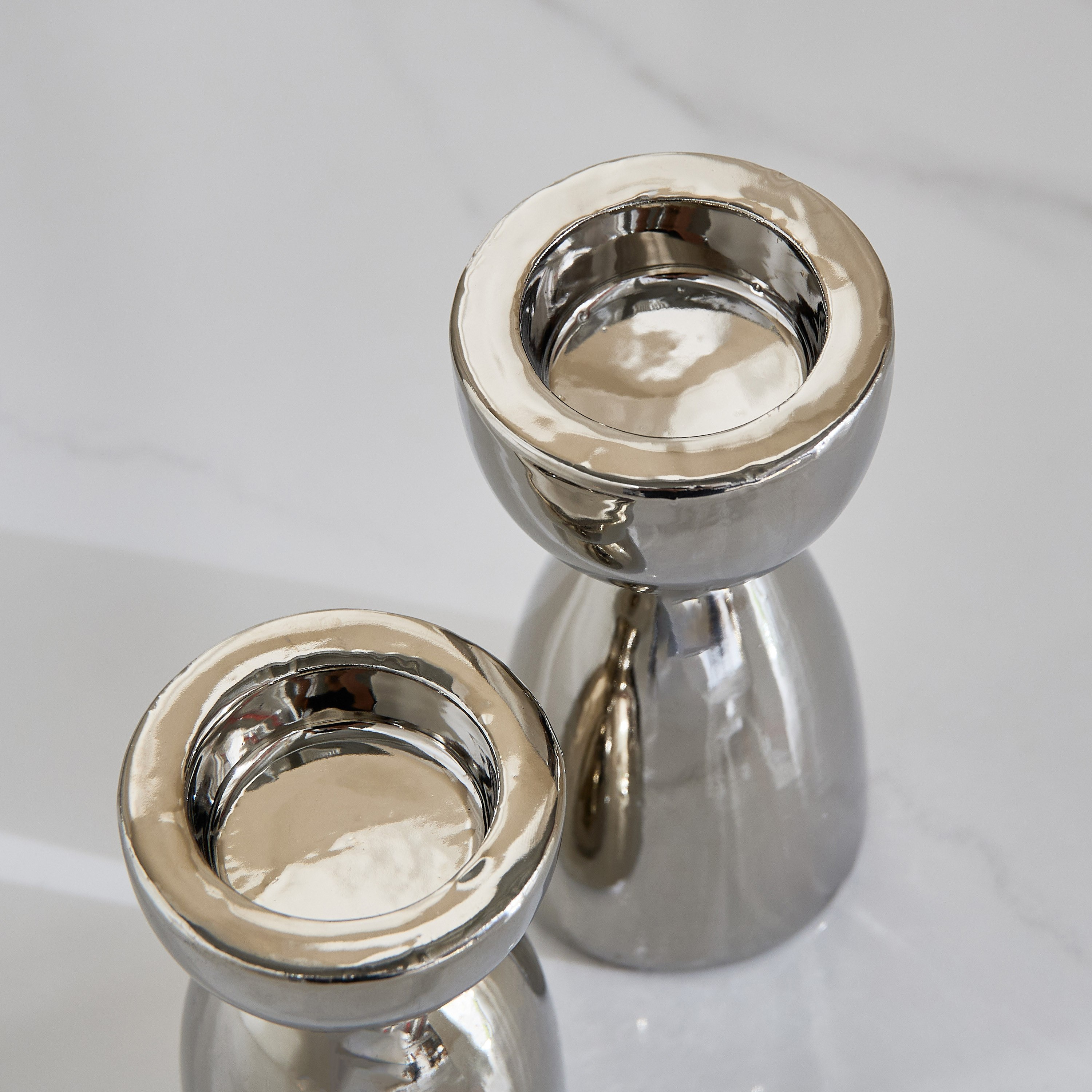 طقم حوامل شموع سيراميك قطعتين من سانسا ديوك-hbxlivingroom-decorandaccessories-candleholders-image-3