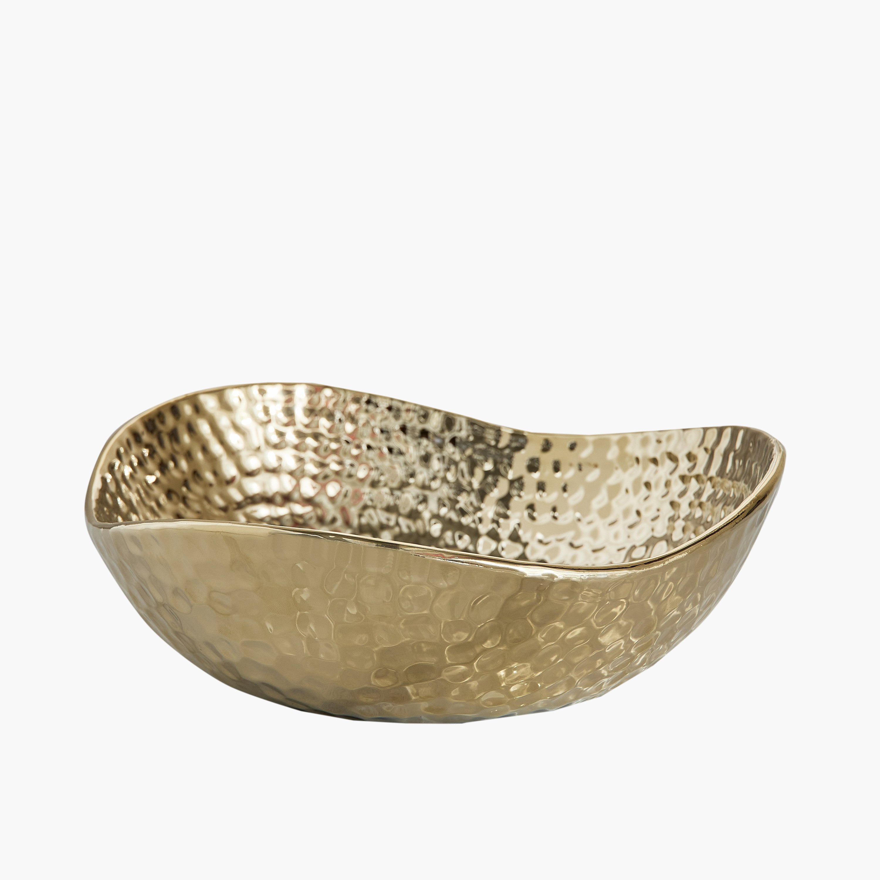 Sansa Duke Ceramic Hammered Finish Bowl - 24x23x8 cm-hbxdecorandfurnishings-homeaccessories-bowls-image-5