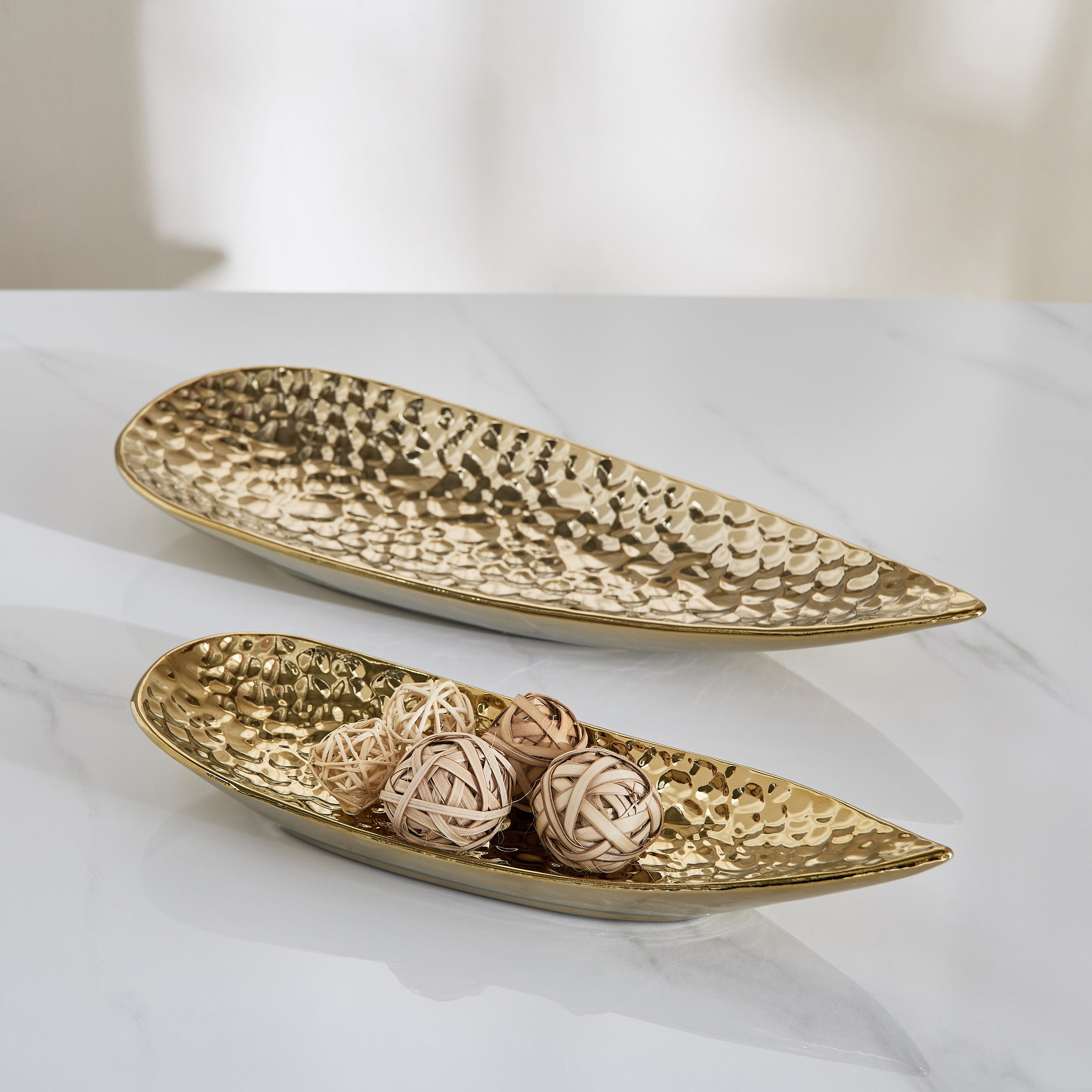 Sansa Duke 2-Piece Ceramic Hammered Finish Decorative Tray Set-PROMO_HB_AE_B1G1_250925-image-1
