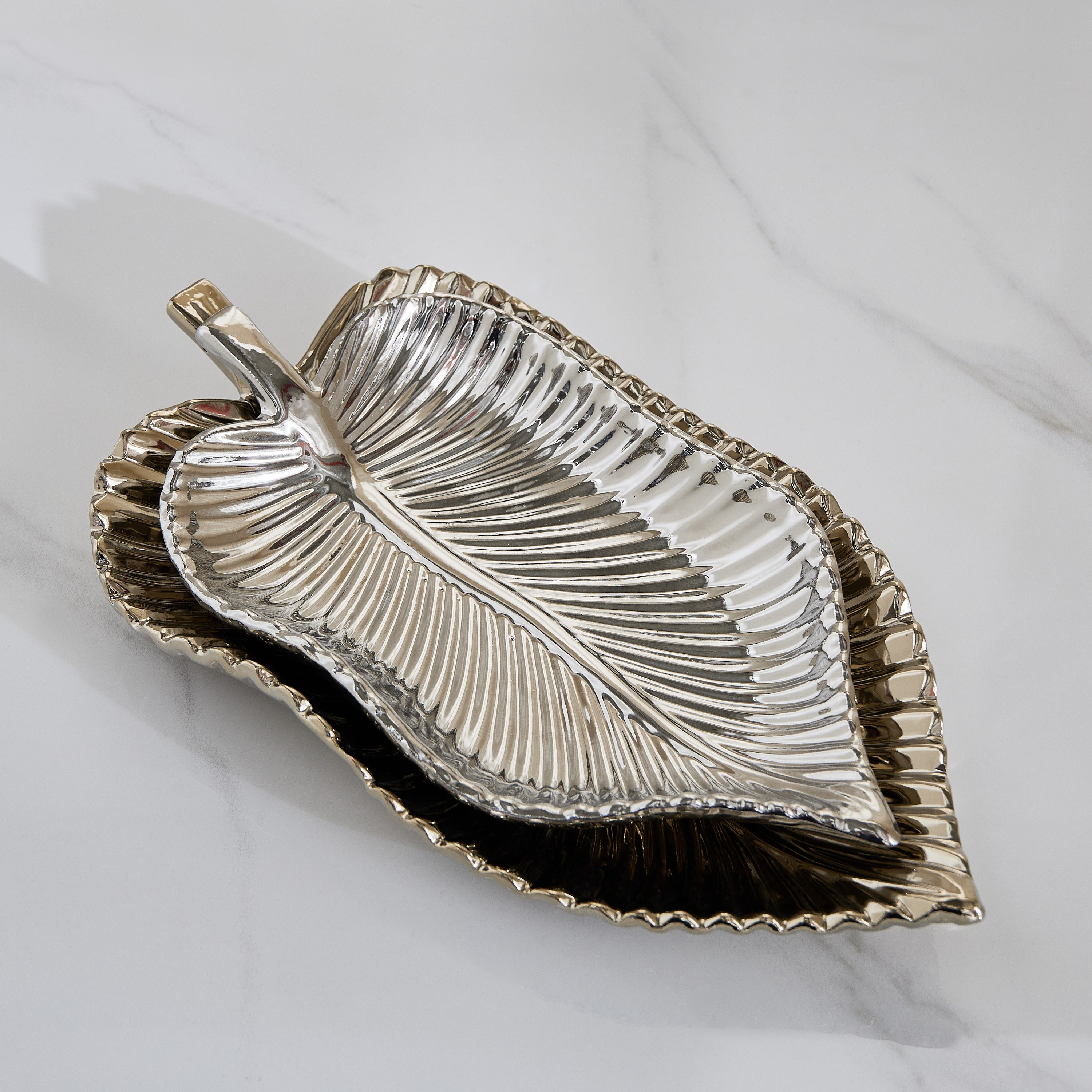 Sansa 2-Piece Duke Ceramic Leaf Decorative Tray Set-PROMO_HB_AE_B1G1_250925-image-3