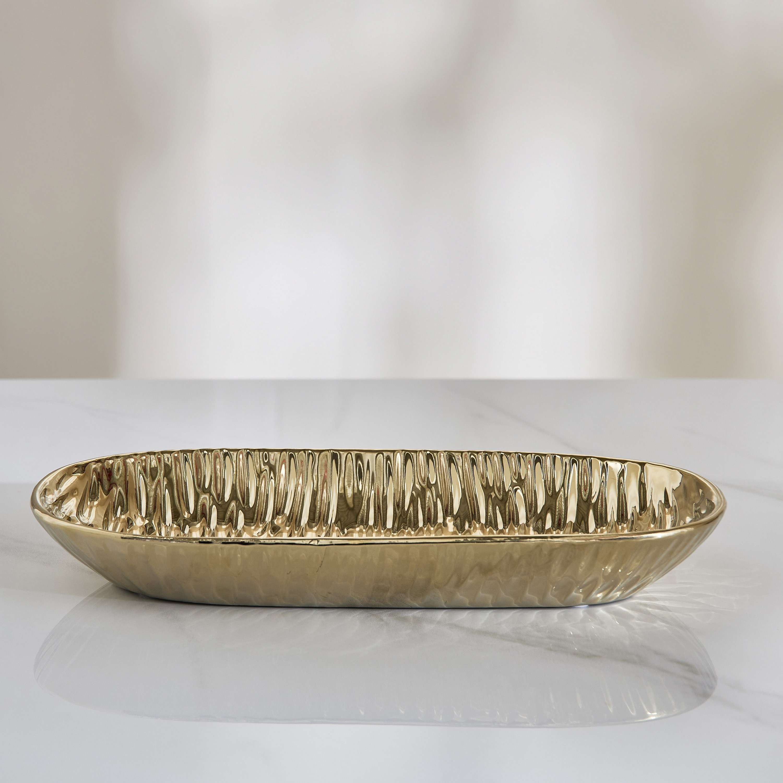 صينية ديكور مضلعة سيراميك من سانسا ديوك - 30x13.8x4 سم-hbxhomeware-hbxdecorandfurnishings-image-2