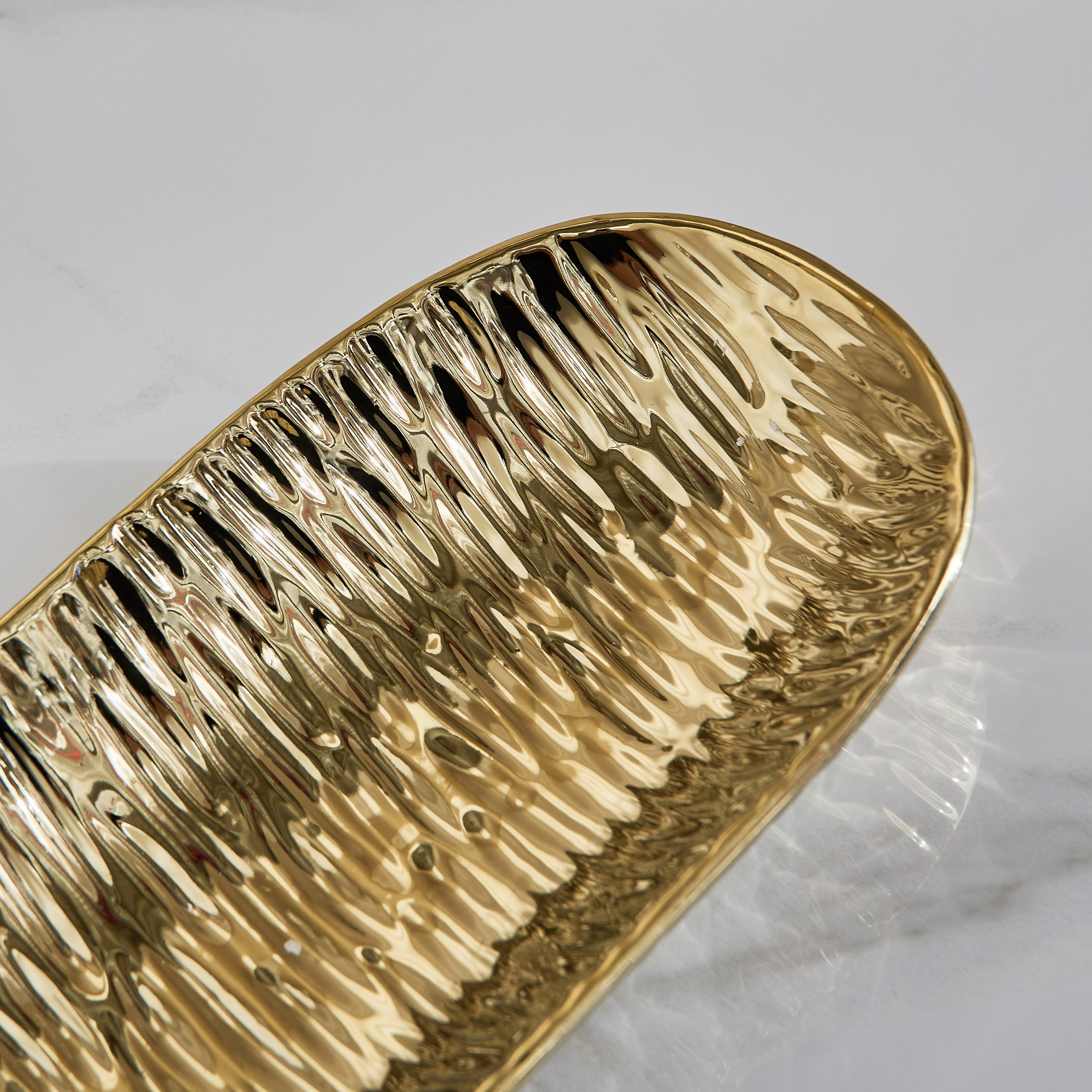 صينية ديكور مضلعة سيراميك من سانسا ديوك - 30x13.8x4 سم-hbxhomeware-hbxdecorandfurnishings-image-3