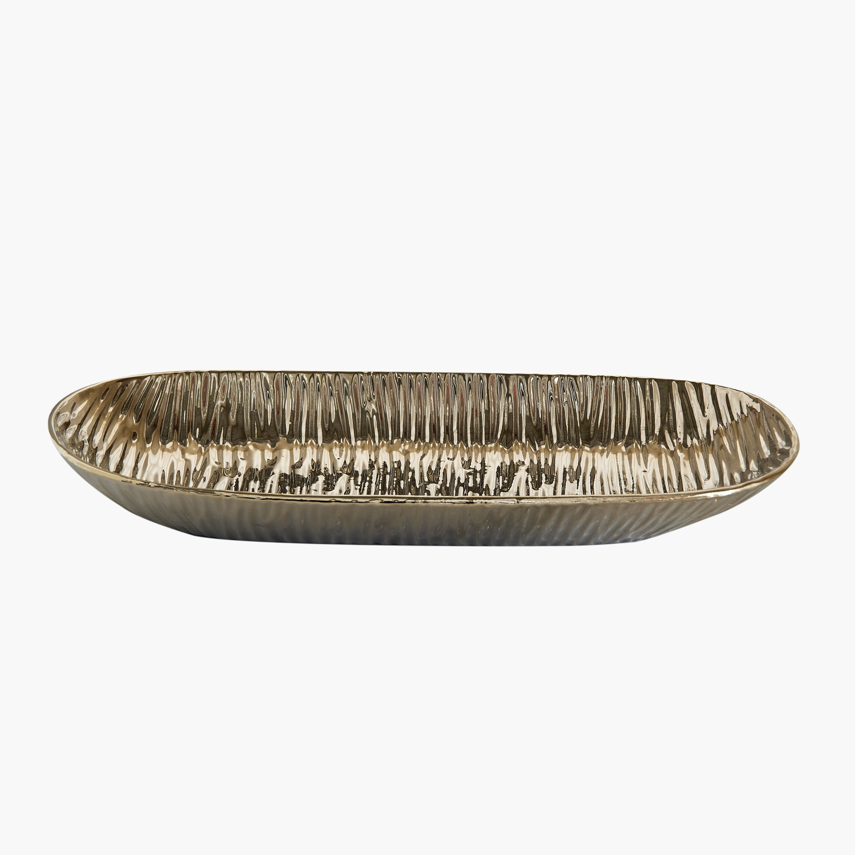 Sansa Duke Ceramic Ribbed Decorative Tray - 39.5x18x4.5 cm-hbxhomeware-hbxdecorandfurnishings-image-5
