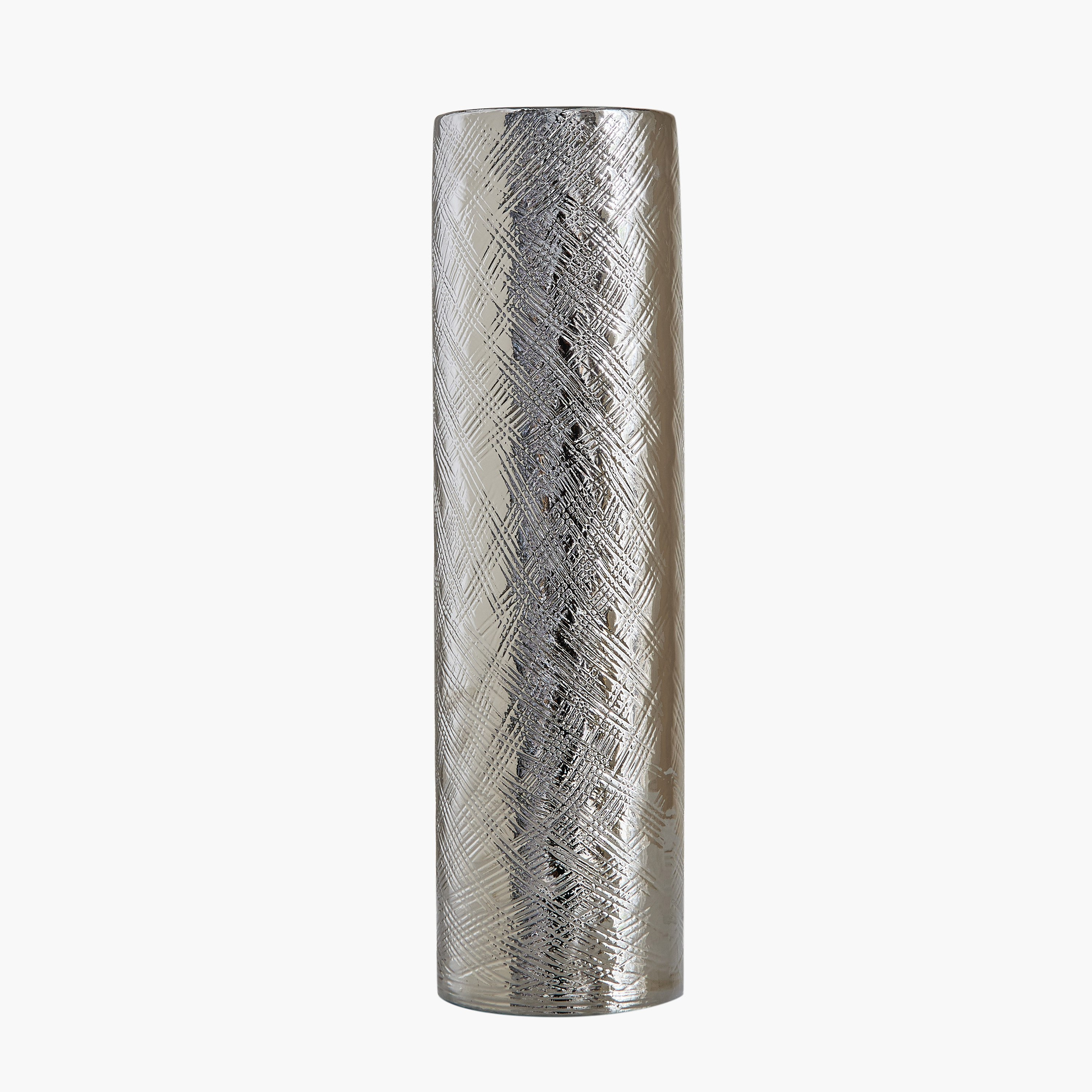 Sansa Duke Ceramic Textured Vase - 13x13x45 cm-hbxbedroom-decorandaccessories-vases-image-5
