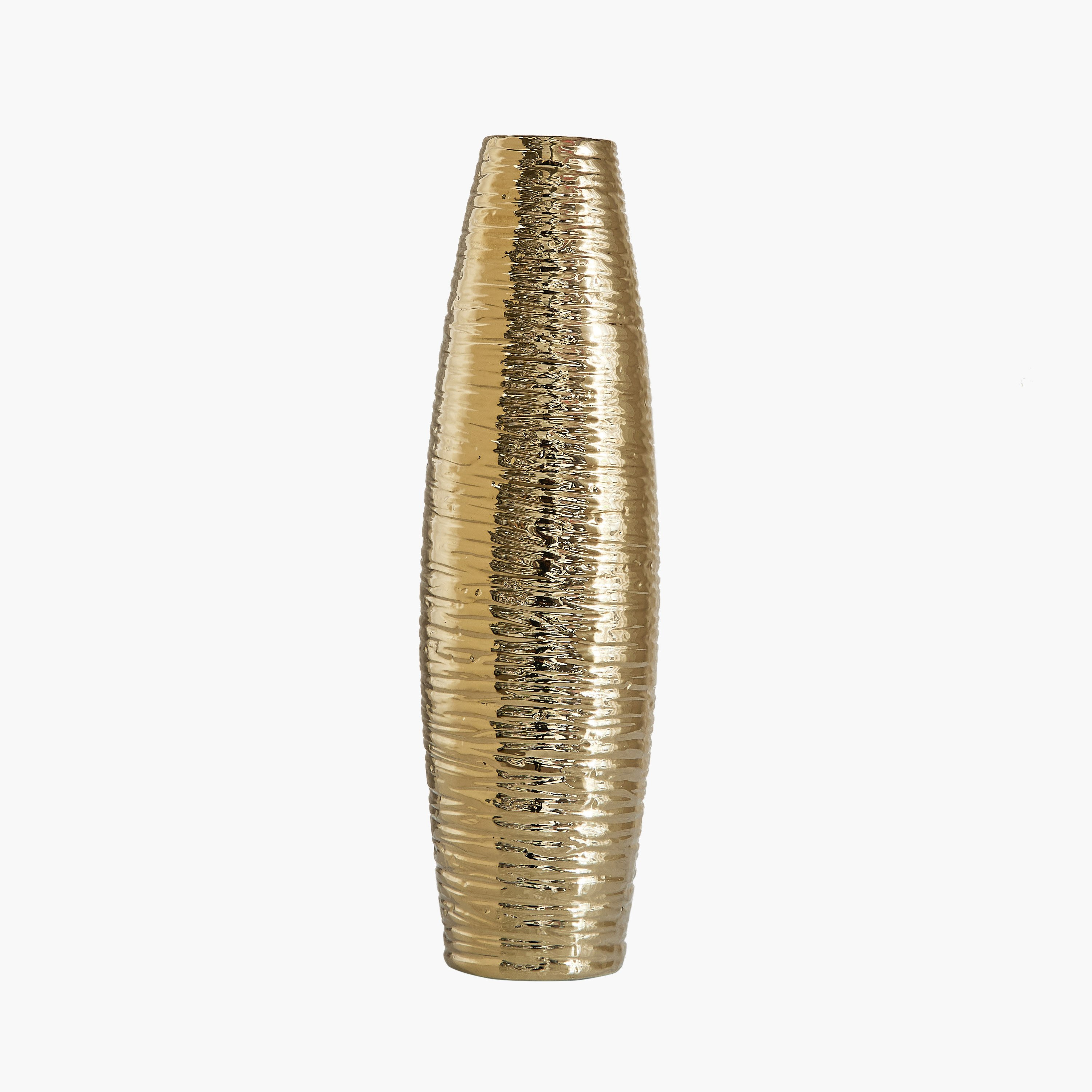 مزهرية سيراميك بارزة الملمس من سانسا ديوك - 14x14x49 سم-hbxbedroom-decorandaccessories-vases-image-5